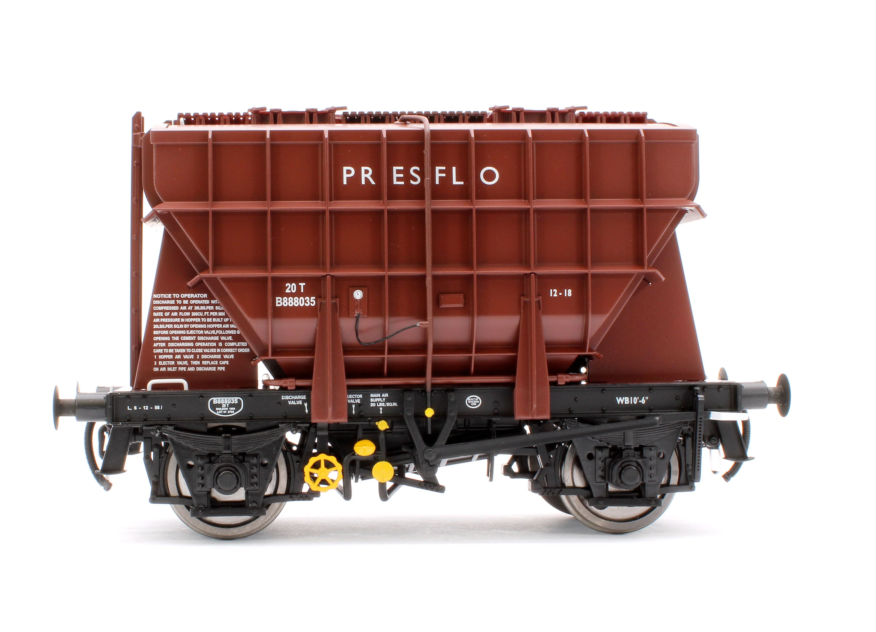 Presflo Wagon 'Presflo' Bauxite B888035 (Pre-TOPS) - Image 2
