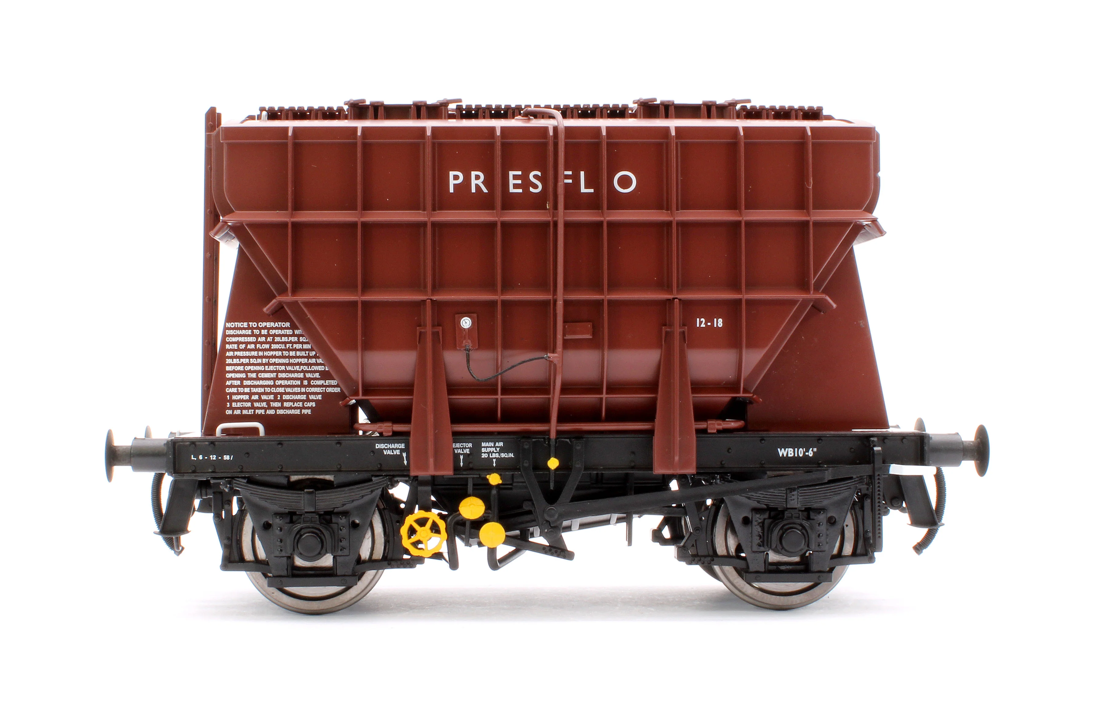 Presflo Wagon 'Presflo' Bauxite Un-Numbered - Image 2