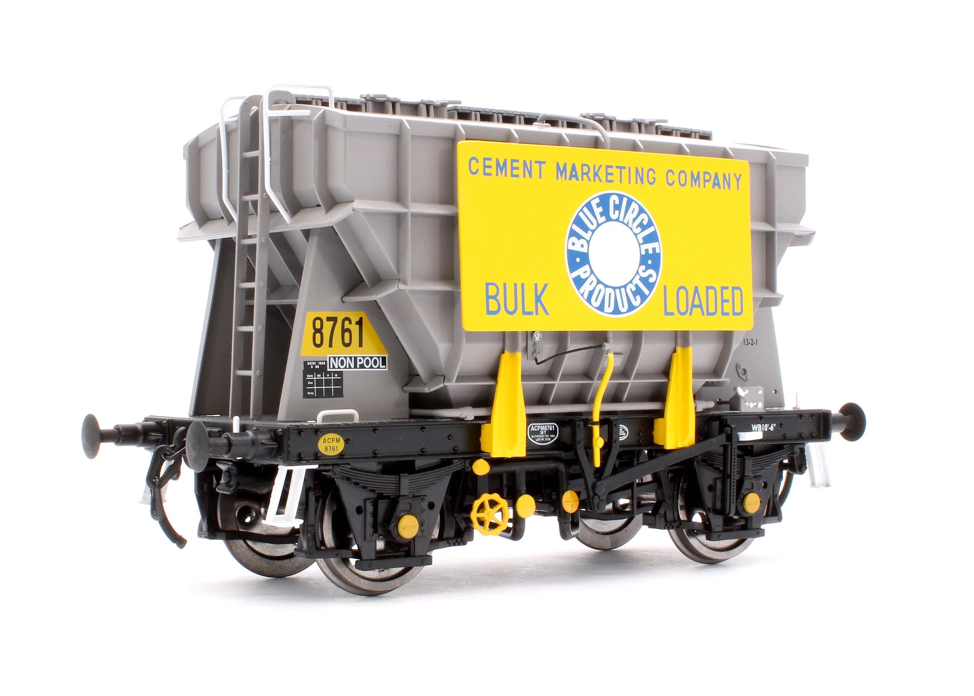 Presflo Wagon Plain Grey 8761 (TOPS w/Marketing Board)