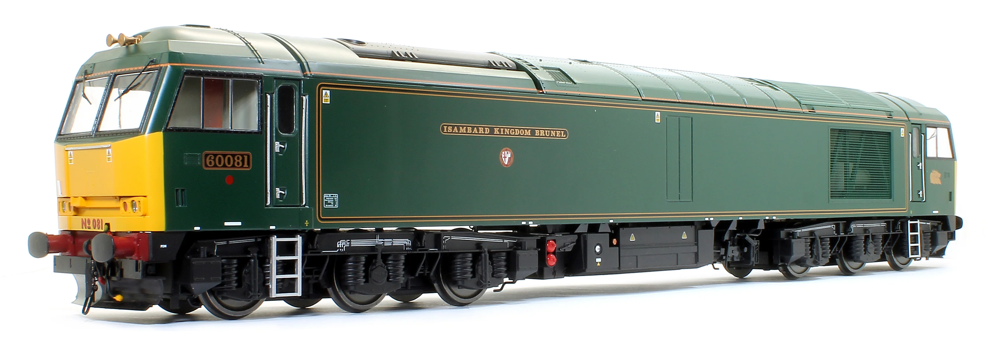 Class 60 081 'Isambard Kingdom Brunel' GWR Brunswick Green Diesel Locomotive