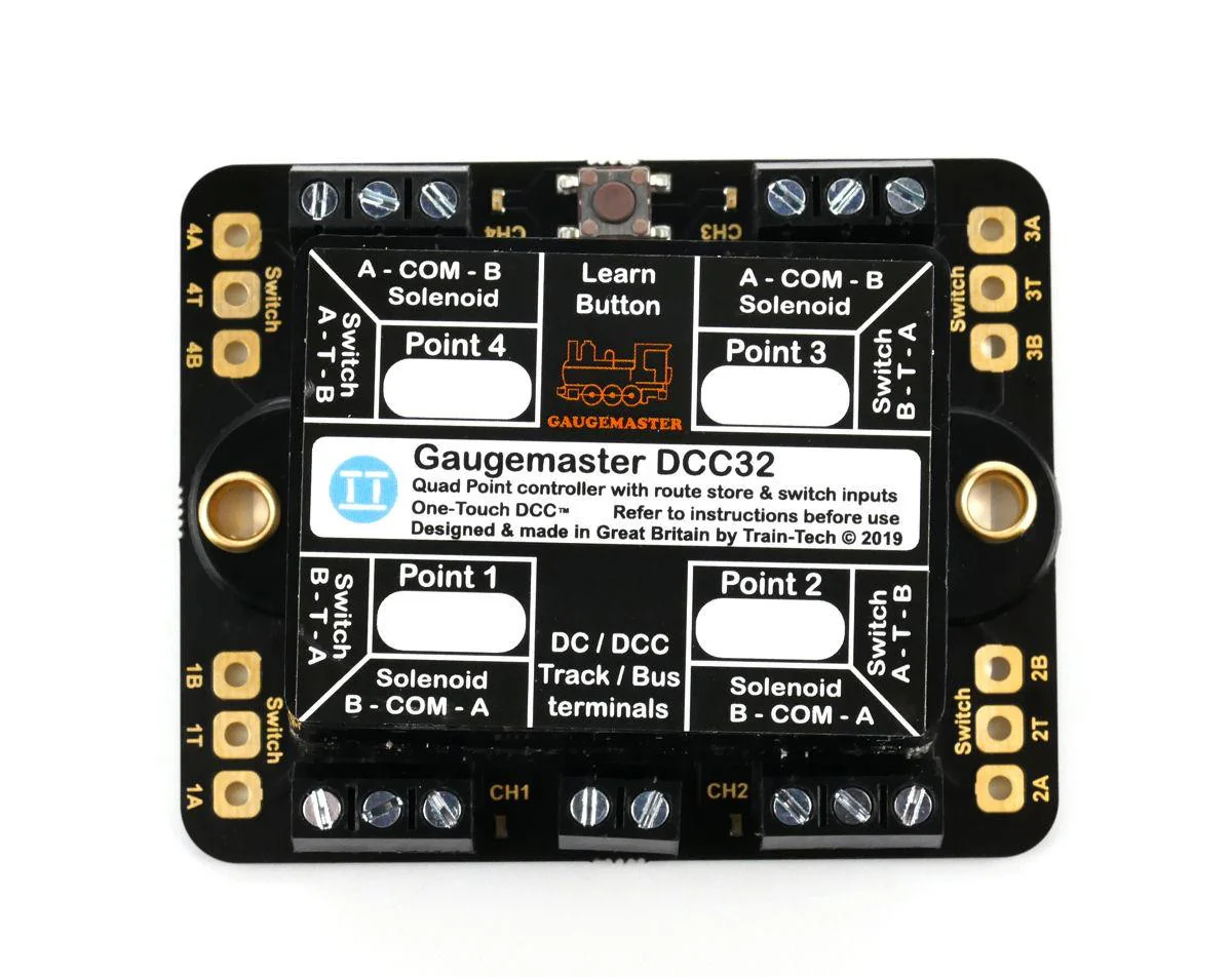 DCC32 Point Motor Decoder W/CDU 4 Way (Twin Pack) - Image 3