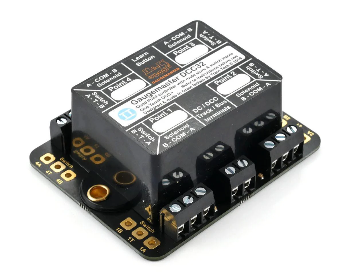 DCC32 Point Motor Decoder W/CDU 4 Way (Twin Pack) - Image 4