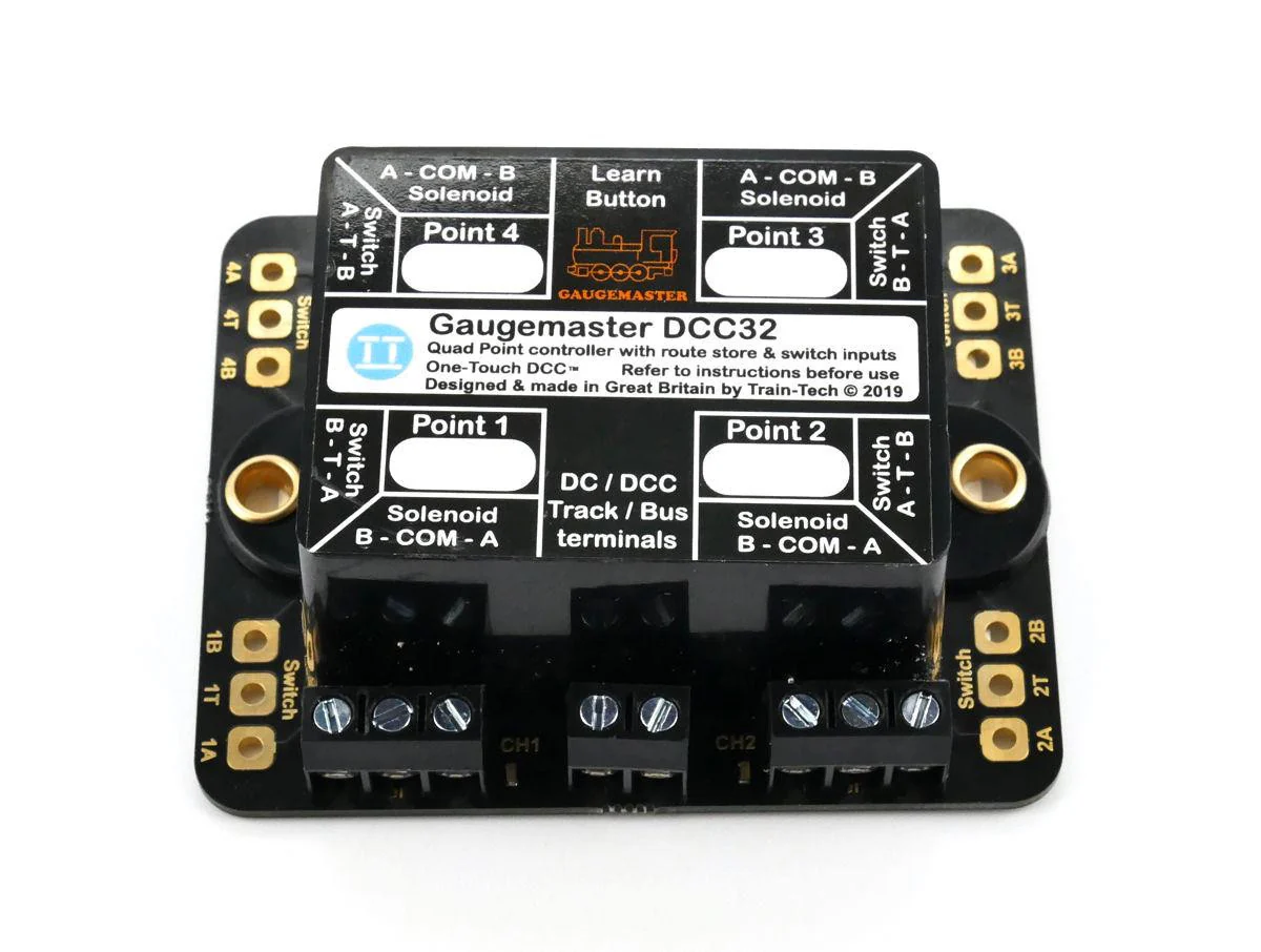 DCC32 Point Motor Decoder W/CDU 4 Way (Twin Pack) - Image 5