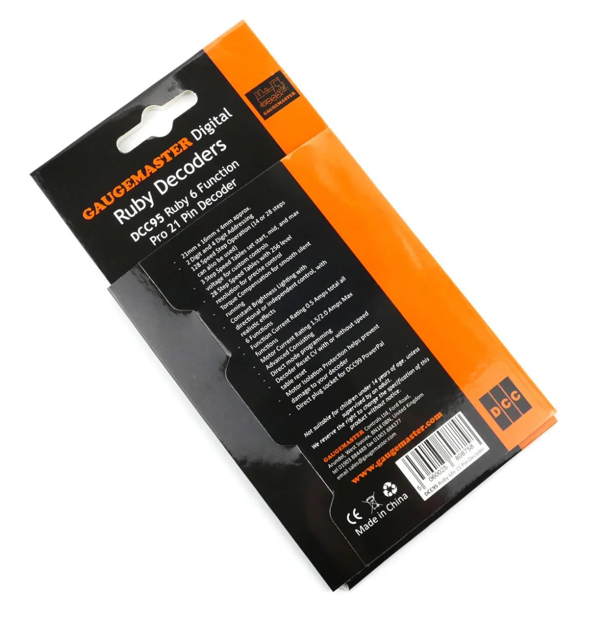 DCC95 Ruby Series 6 Function Pro DCC Decoder 21 Pin - Image 6