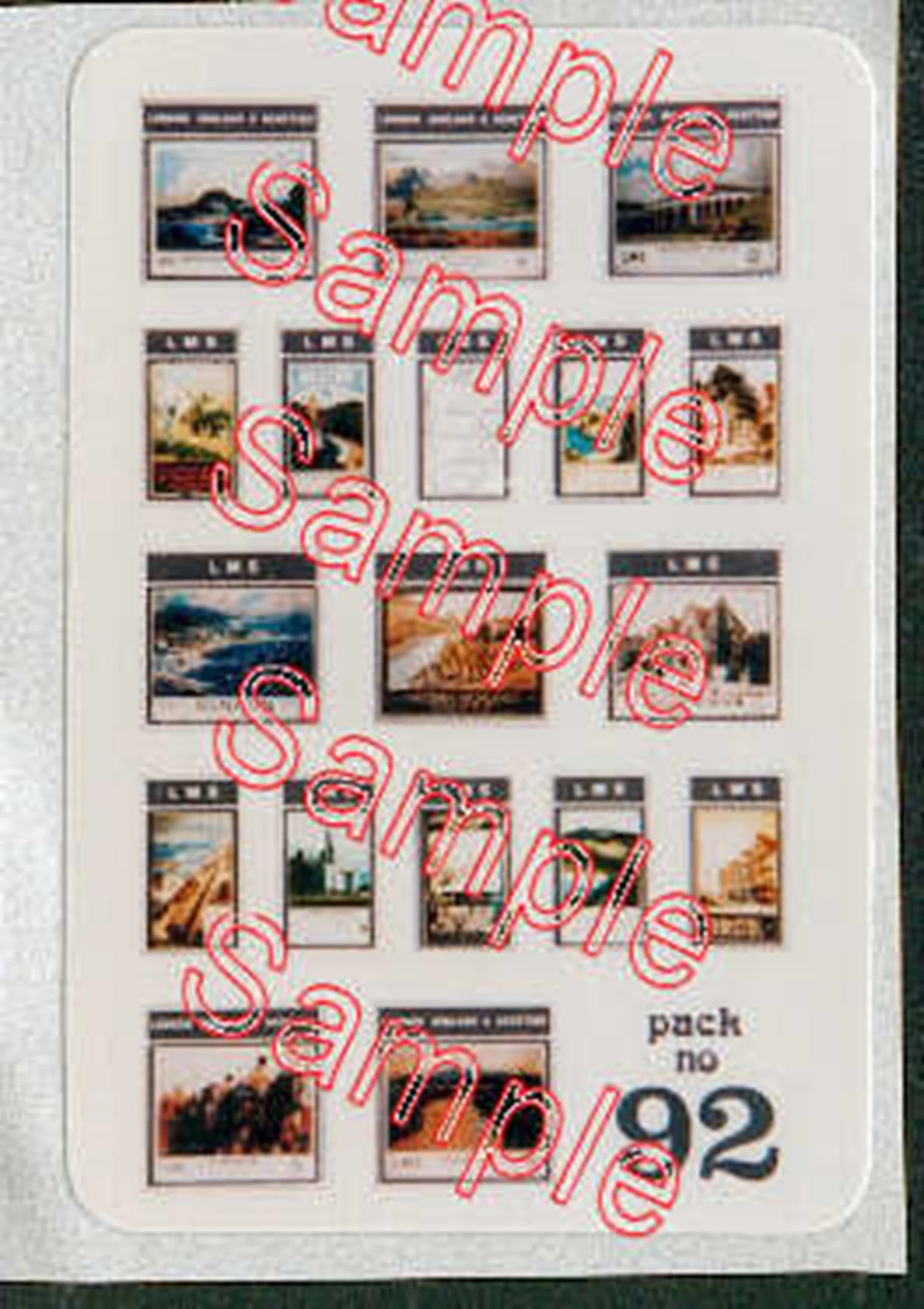 N Gauge LMS Travel Posters