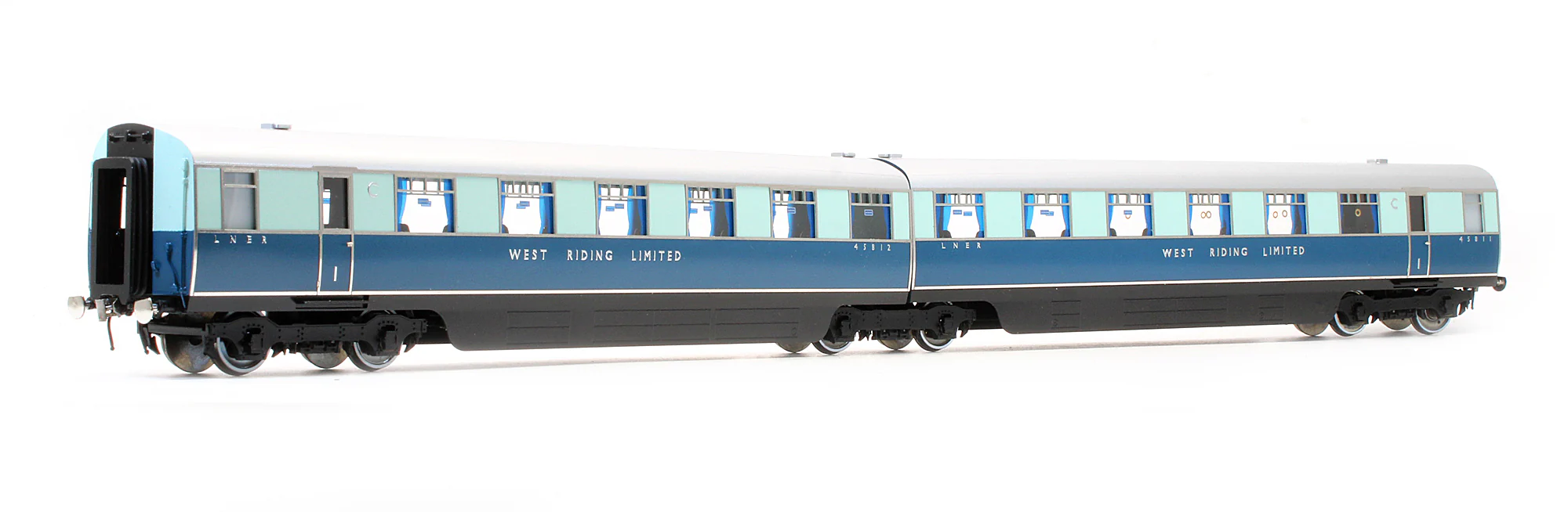 Pre-Owned LNER West Riding Limited Articulated Double Open First C/D No.45811 & No.45812