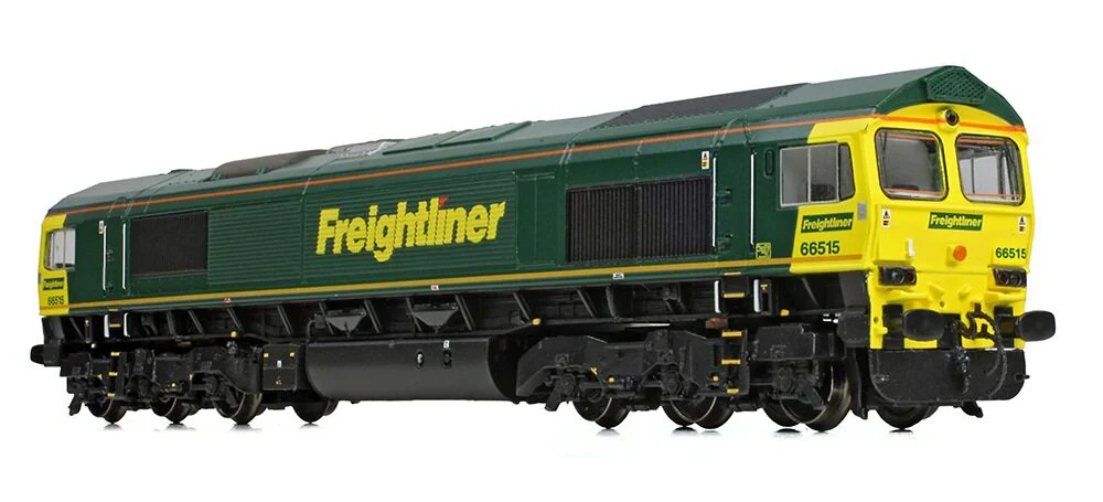 Class 66/5 66515 Freightliner Green Diesel Locomotive - Image 3