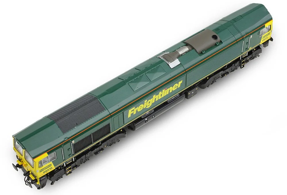 Class 66/5 66515 Freightliner Green Diesel Locomotive - Image 4