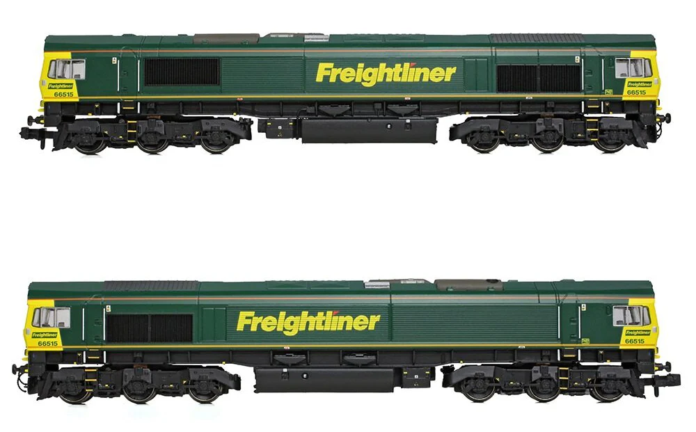 Class 66/5 66515 Freightliner Green Diesel Locomotive - Image 6