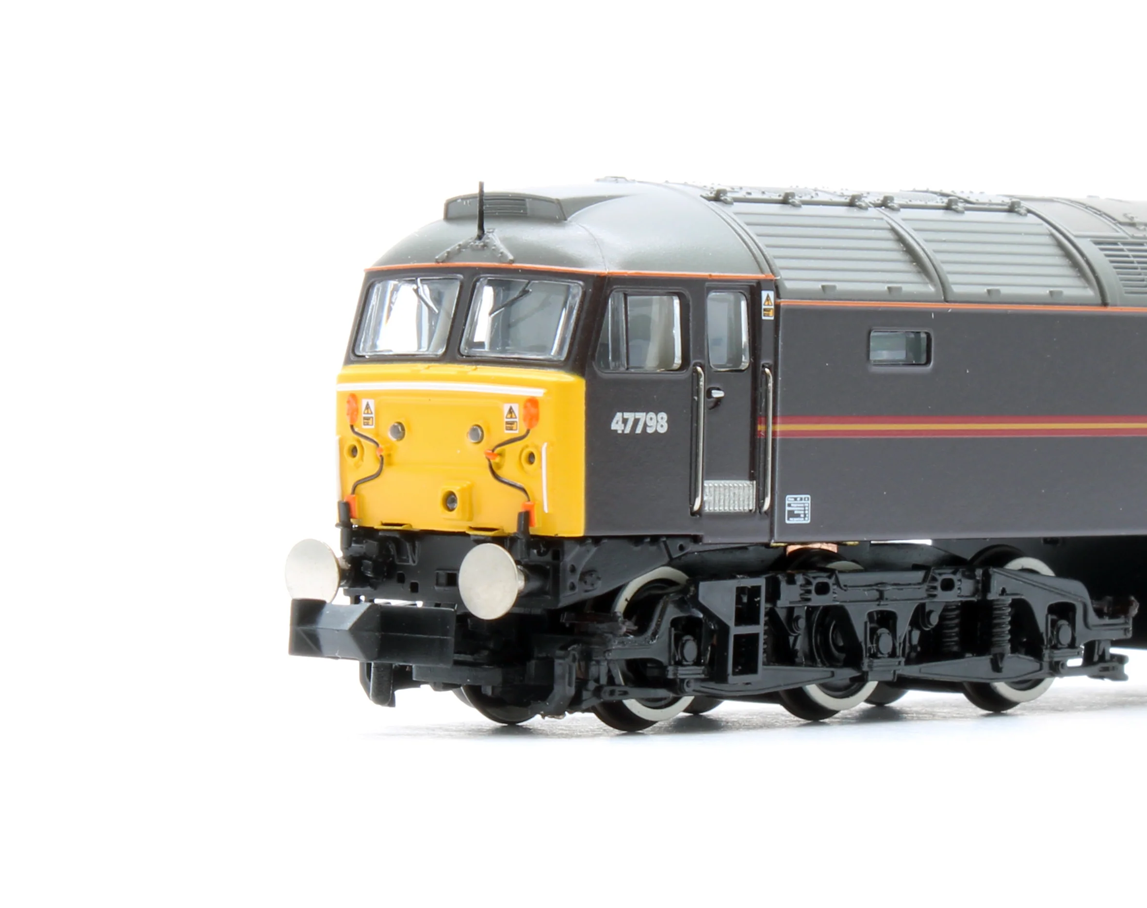 372-262NRMSF Class 47/7 47798 'Prince William' EWS Royal Claret (Locomotion Models Exclusive) Diesel Locomotive - DCC Sound - Image 7