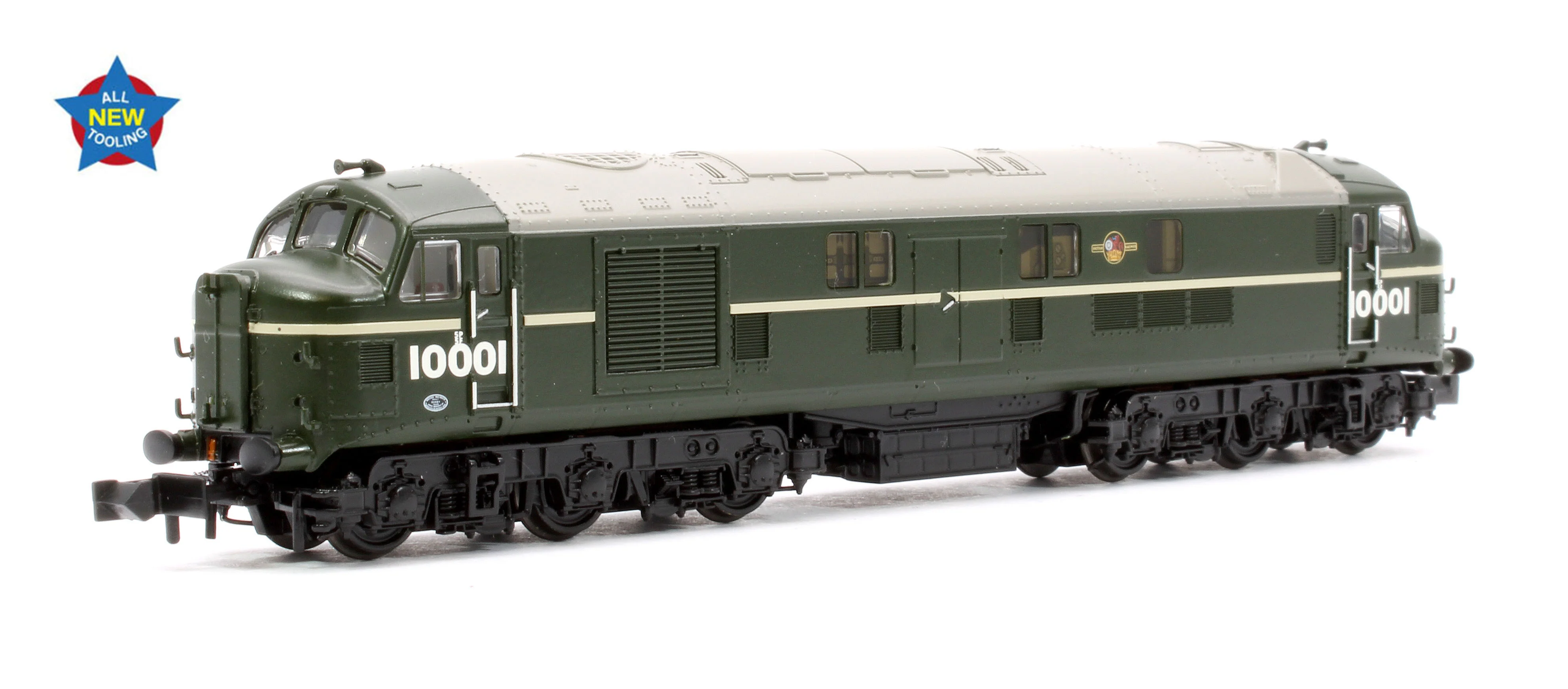 372-915 LMS 10001 BR Green (Late Crest) Diesel Locomotive
