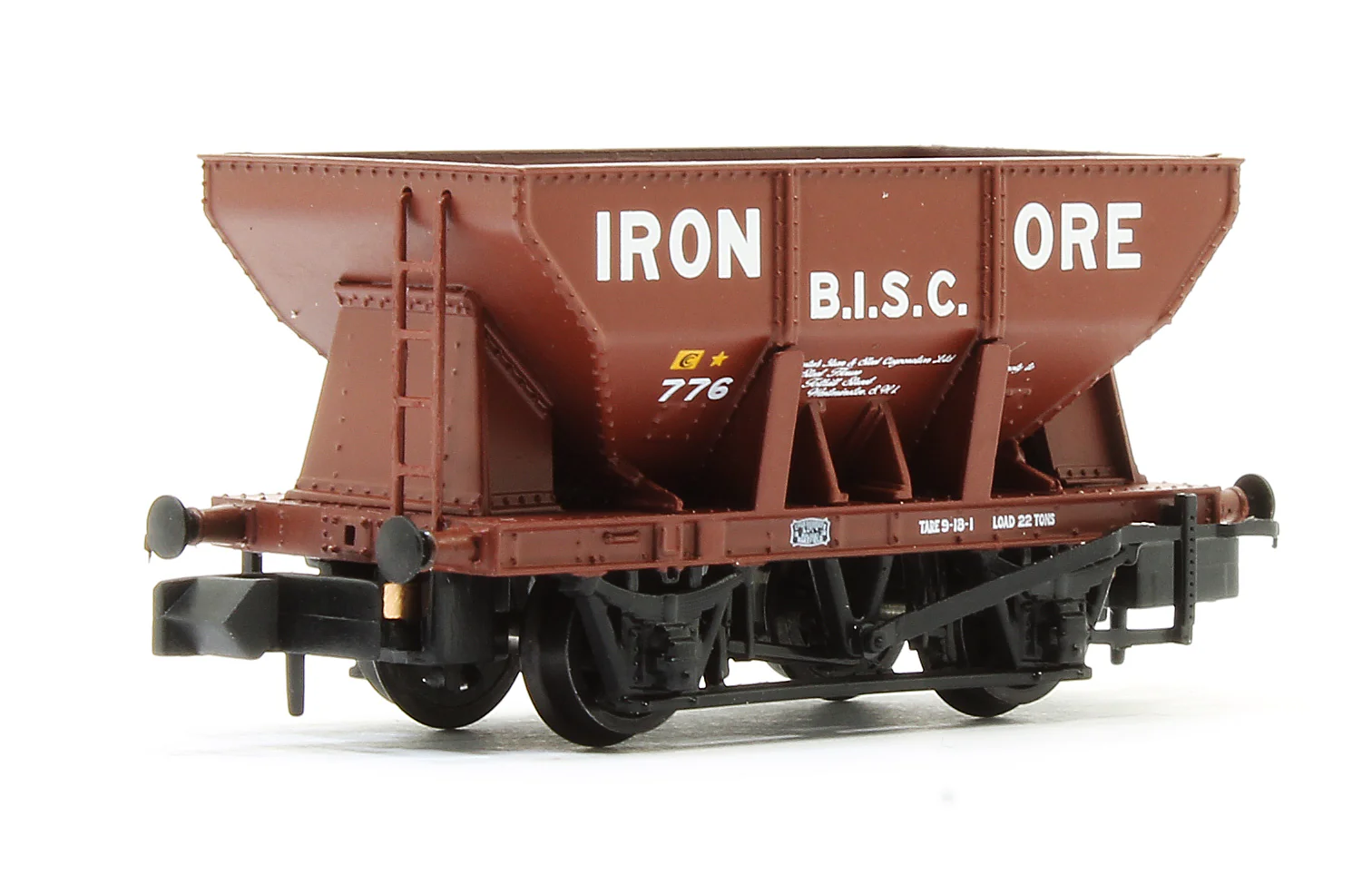373-219 24T Iron Ore Hopper 'B.I.S.C. Iron Ore' Red 776 - Image 2