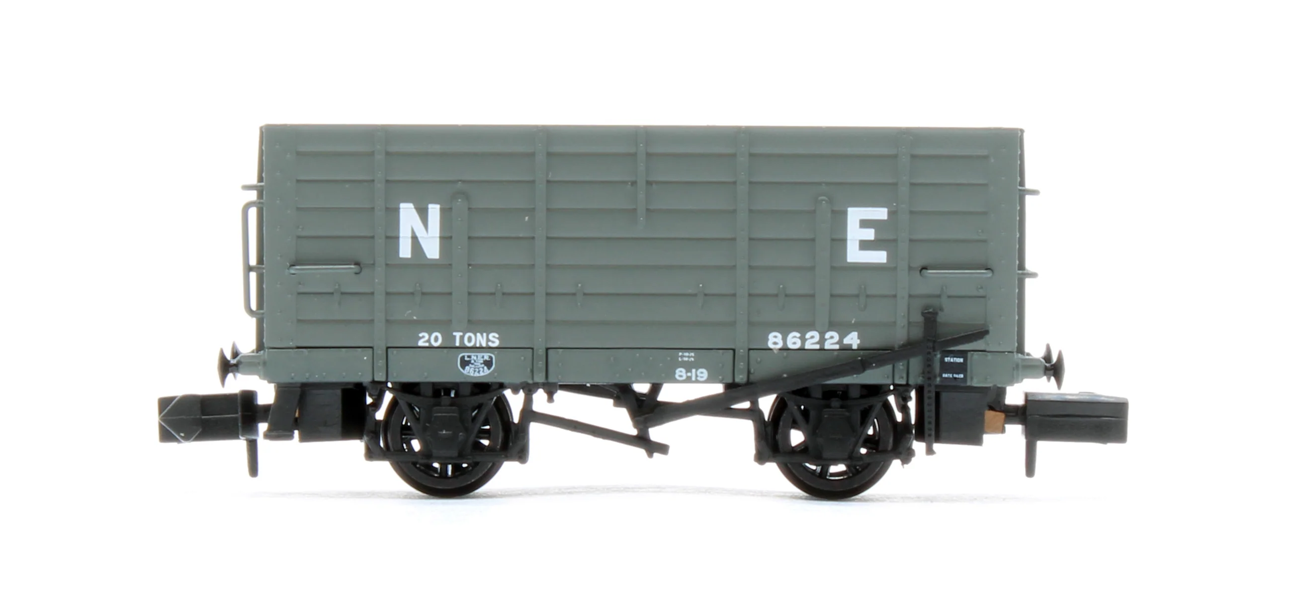 LNER D12 Coal Hopper LNER Grey No.86224 - Image 3