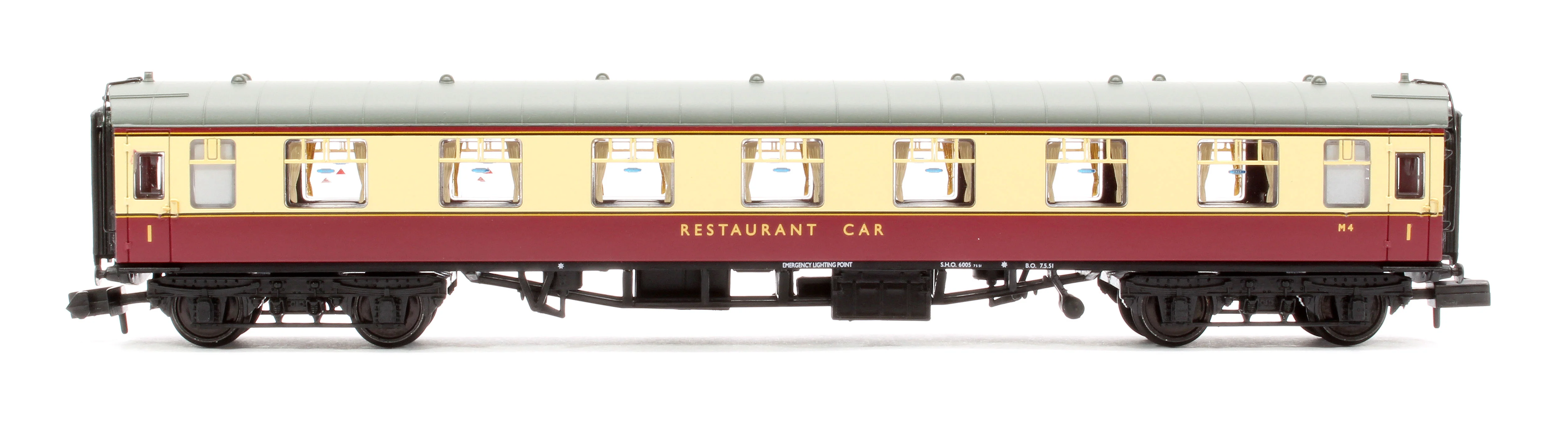 BR Mk1 RFO Restaurant First Open BR Crimson & Cream No.M4 - Image 2