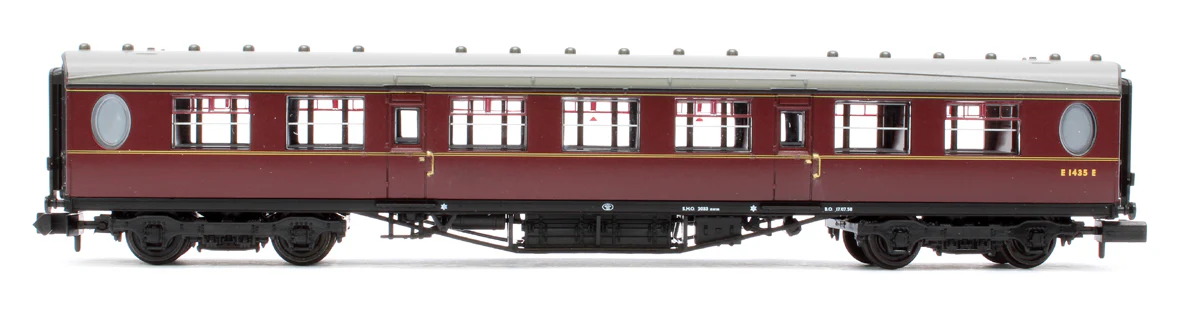 376-252A LNER Thompson Second Corridor BR Maroon E1435E - Image 2