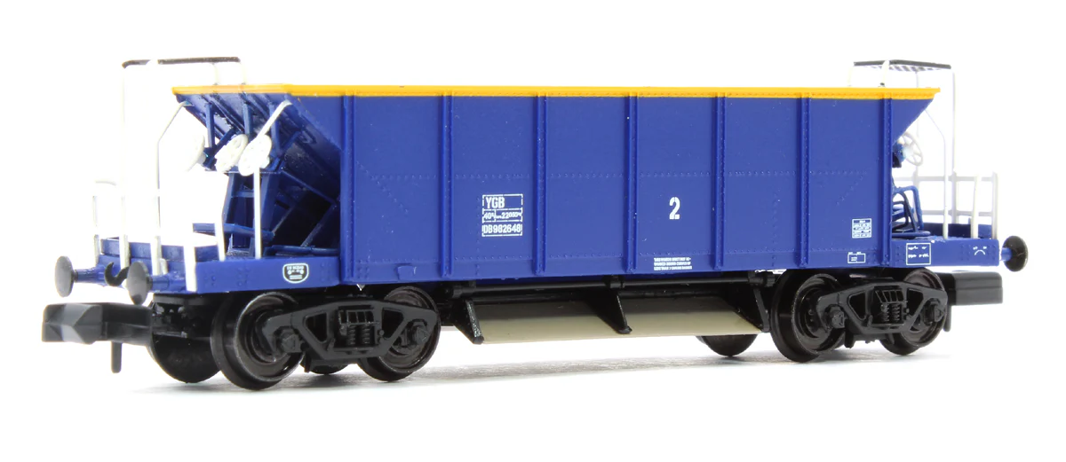 377-005 BR YGB Bogie Hopper Wagon Mainline Blue No. DB982648 - Image 3