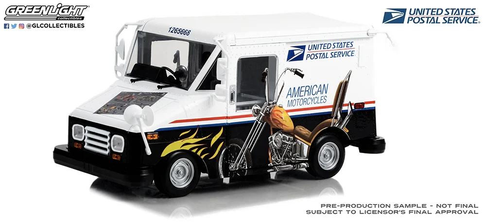 Postal Service Delivery Vehicle (LLV) - American Motorcycle stamp