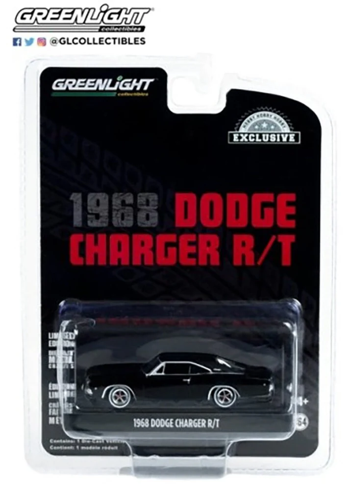 GL44724 1968 Dodge Charger R/T Black