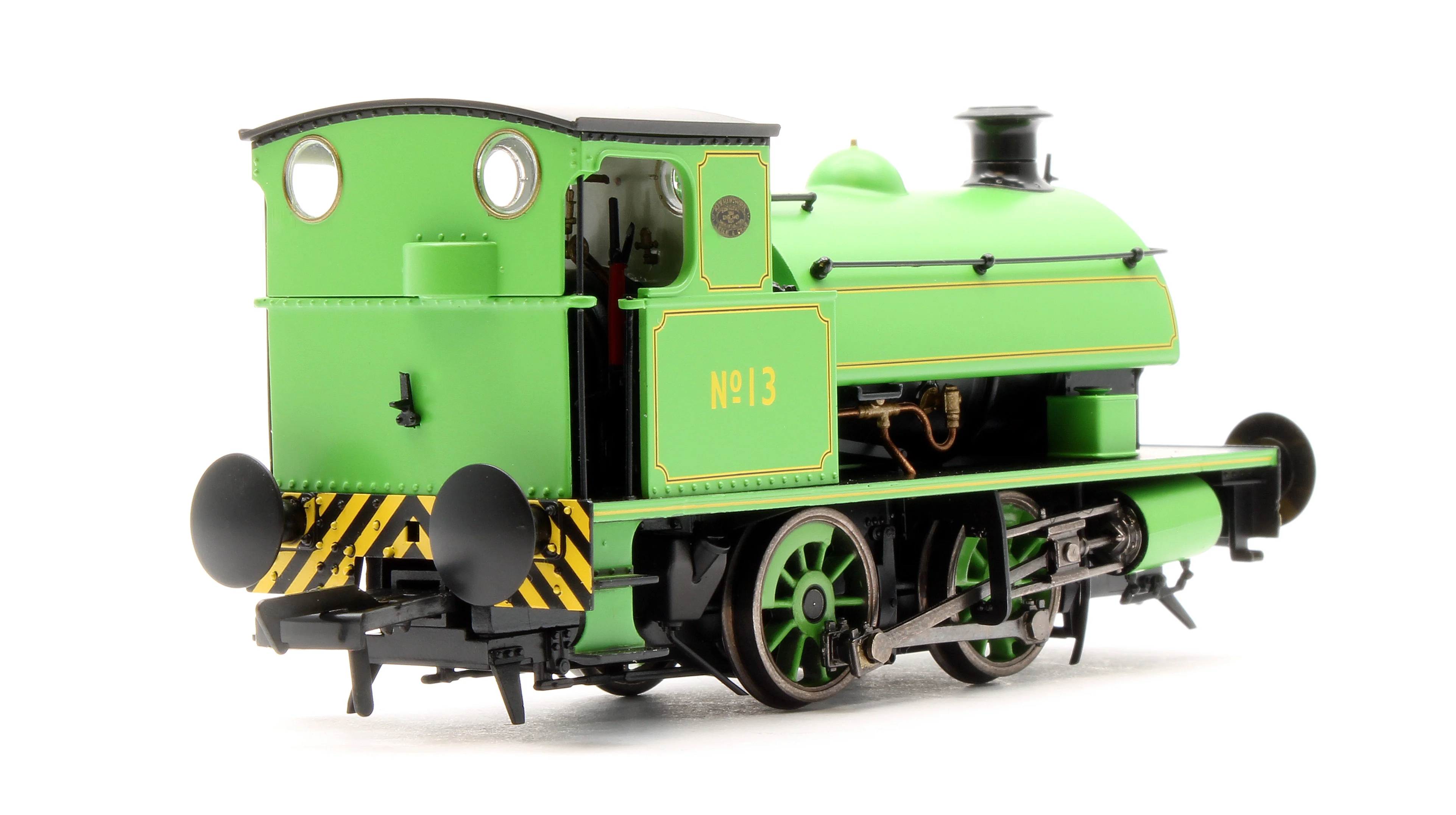 4S-024-008 Hawthorn Leslie 0-4-0 Yellow Chevrons Newcastle Electric Supply 13 - Steam Tank Locomotive - Image 3