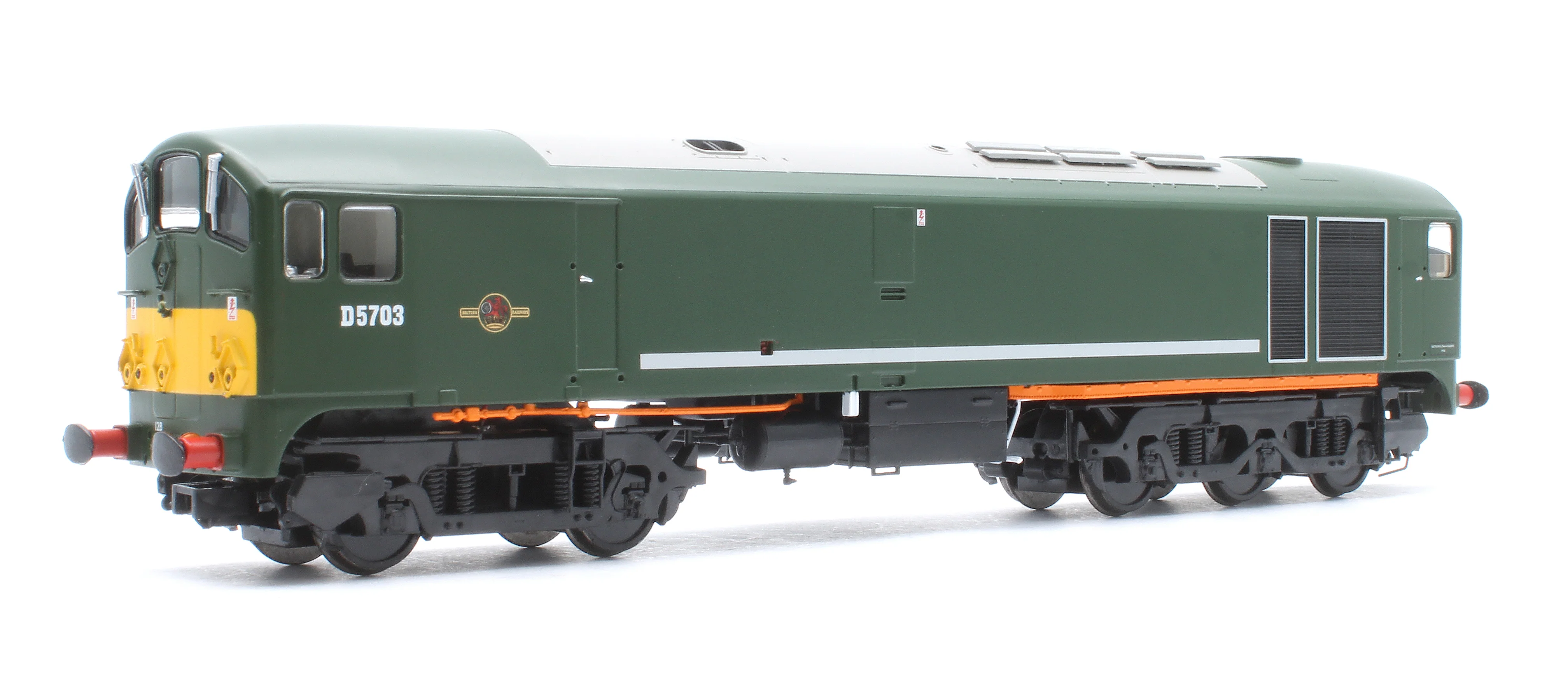 28173 Class 28 Co-Bo BR Green Small Yellow Panels D5703 Diesel Locomotive - DCC Sound
