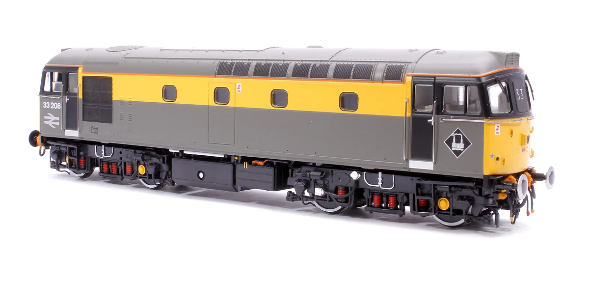 Class 33/2 33208 BR Railtour Grey/Yellow (headlight) Diesel Locomotive - Image 5