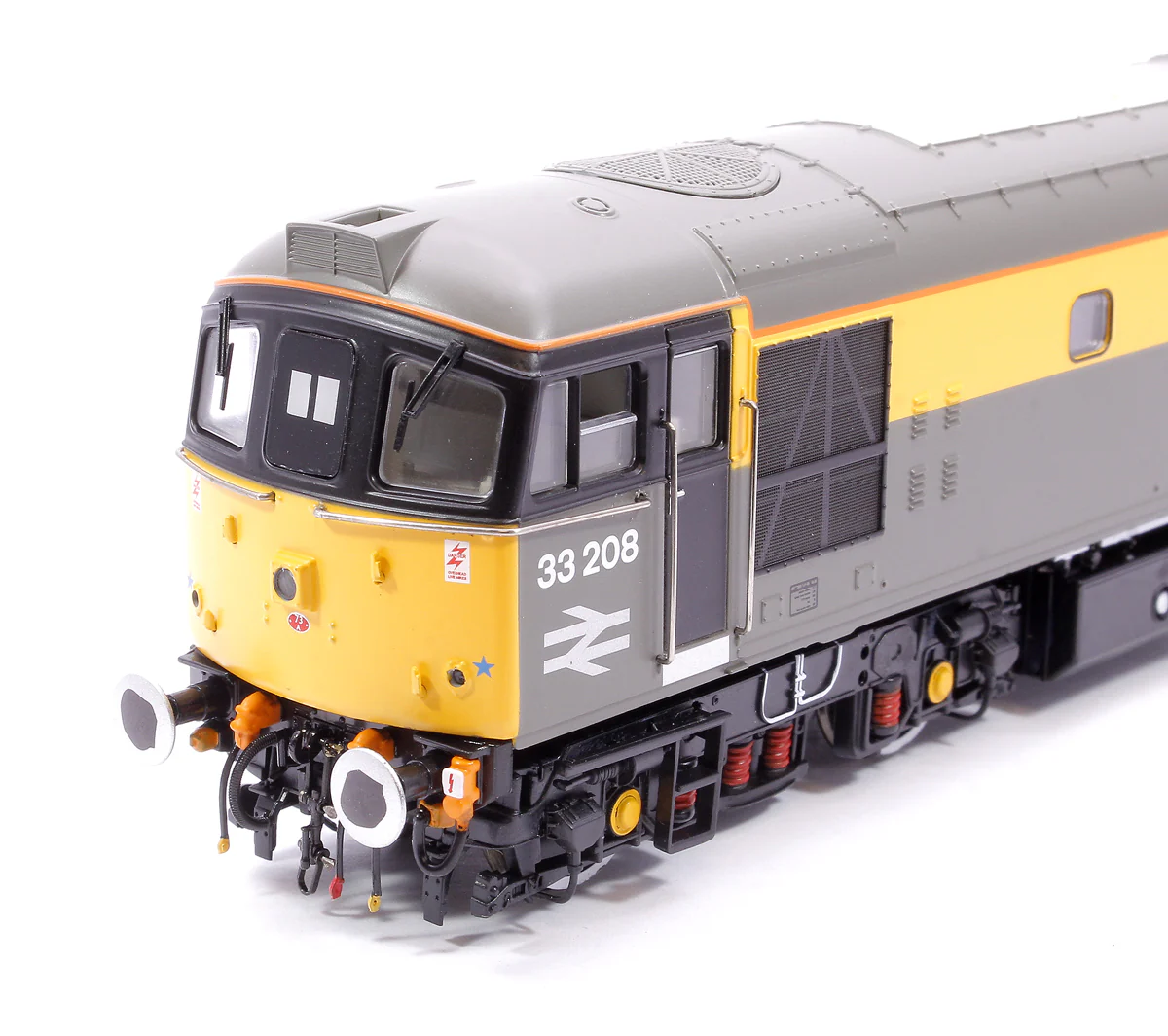 Class 33/2 33208 BR Railtour Grey/Yellow (headlight) Diesel Locomotive - Image 8