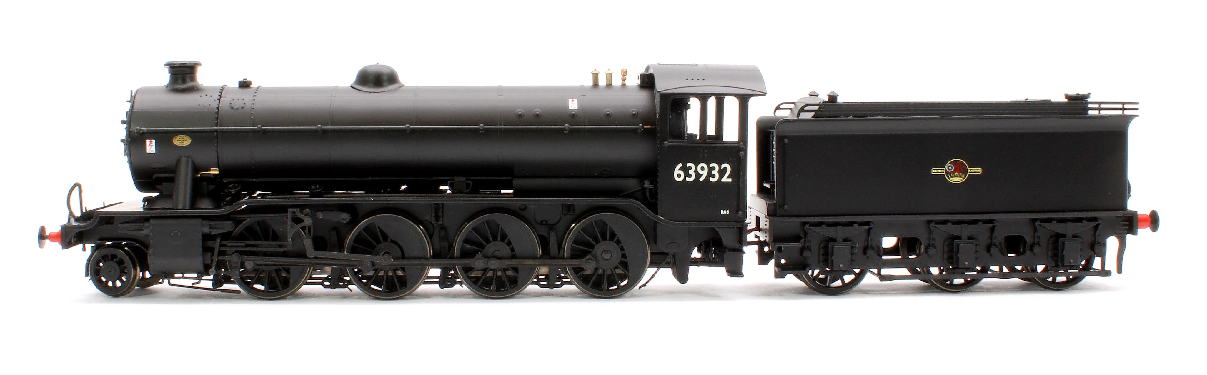 3943 Class O2/4 'Tango' BR late crest black No. 63932 with low running plate, side window cab and GN tender, short chimney - Image 5