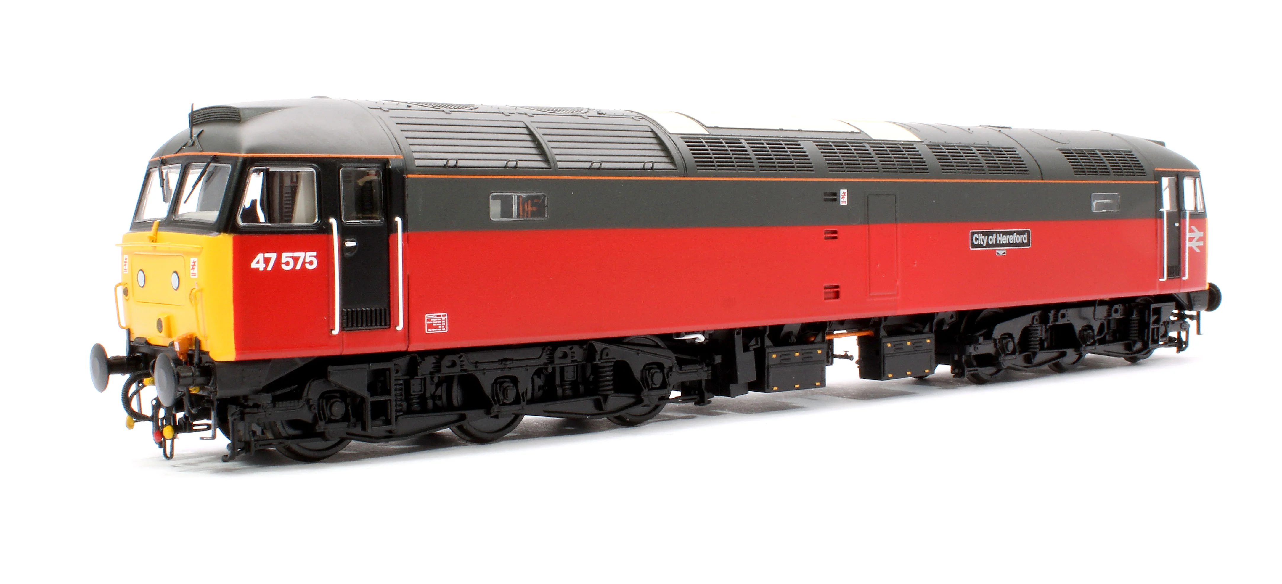 Class 47 575 'City of Hereford' Parcels Red/Grey Diesel Locomotive - Image 3