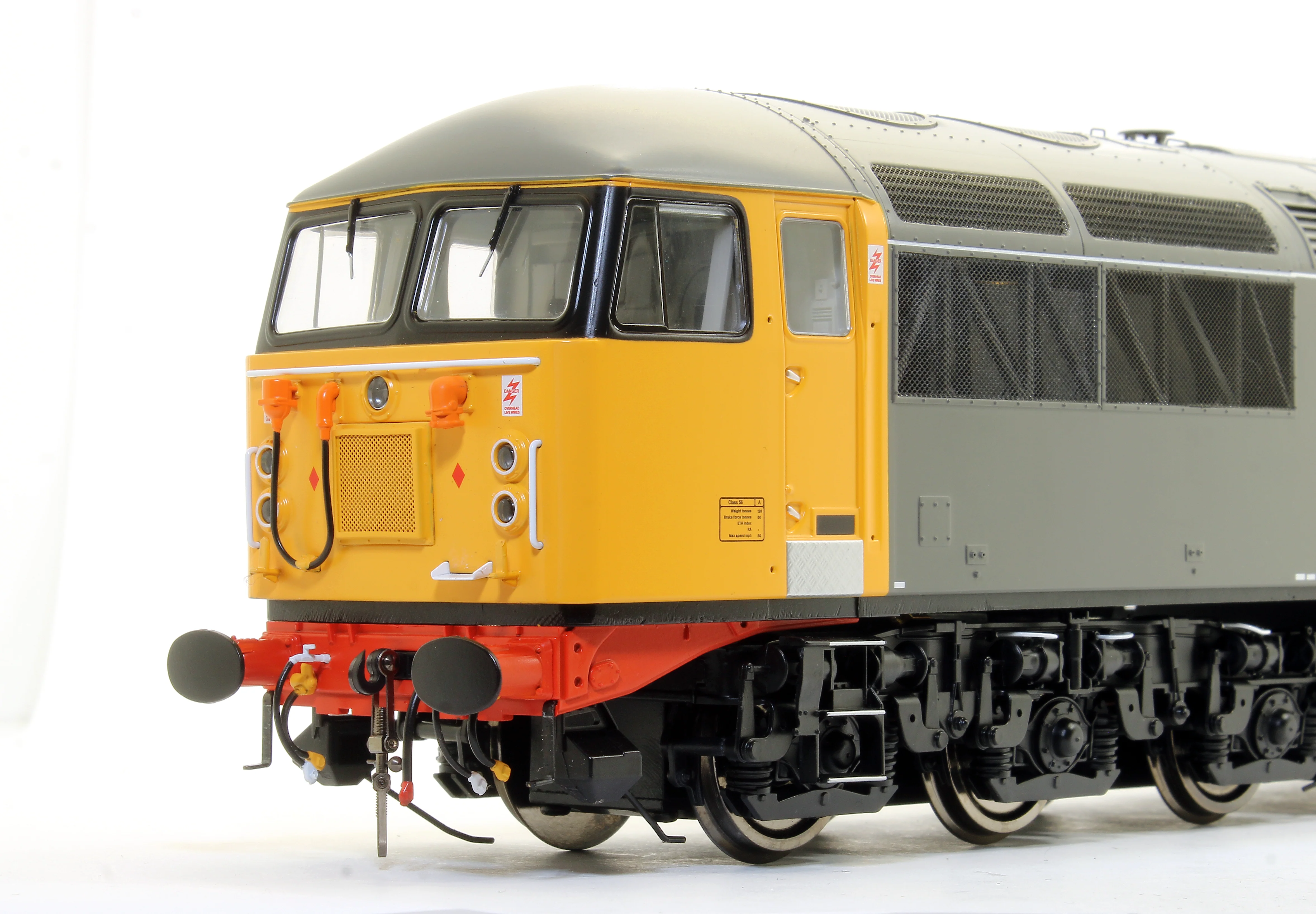 Class 56 Railfreight Large Logo Grey Heavy Freight Diesel Locomotive - Image 5