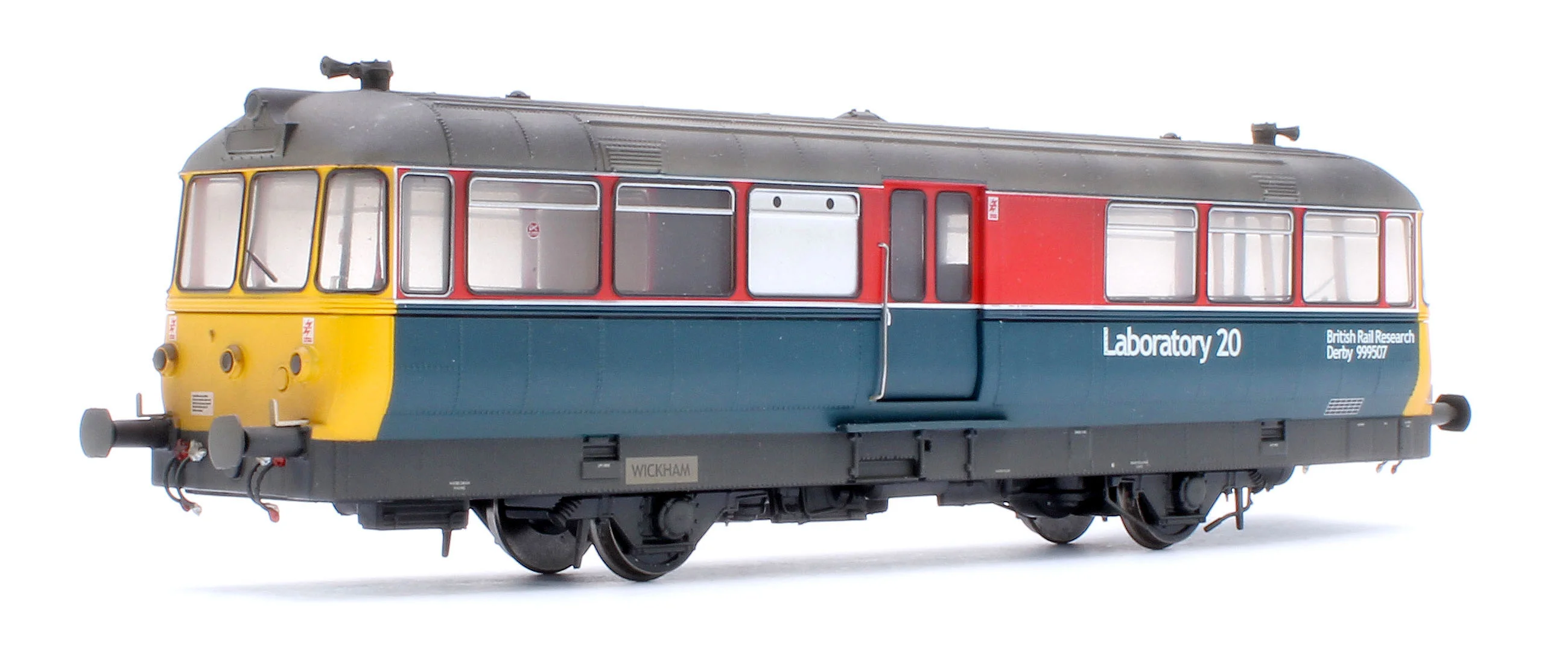 Pre-Owned Waggon & Maschinenbau (W&M) Diesel Railbus Railway Technical Centre Red/Blue 'Laboratory 20' - Weathered - Image 3