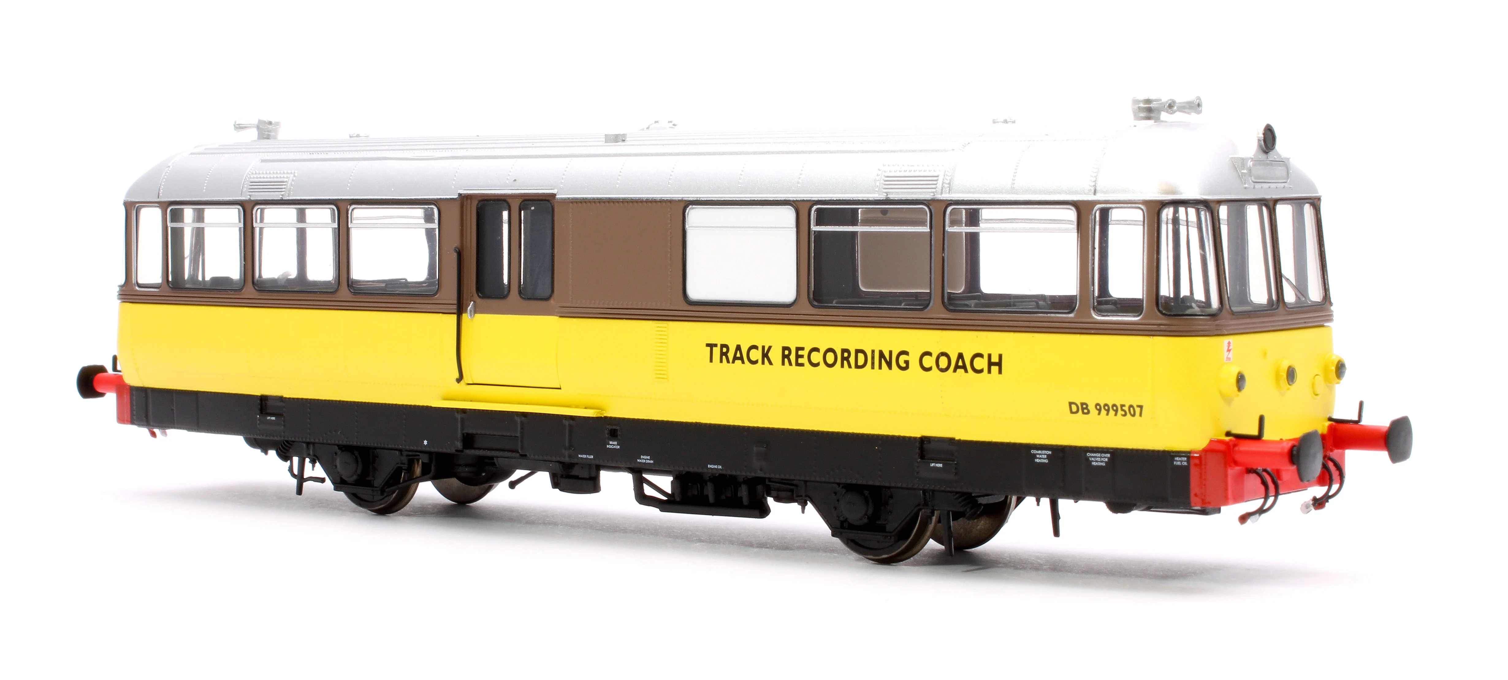 8714 Waggon & Maschinenbau (W&M) Diesel Railbus BR Research 'Track Recording Lab' yellow/brown DB999507 - Image 2