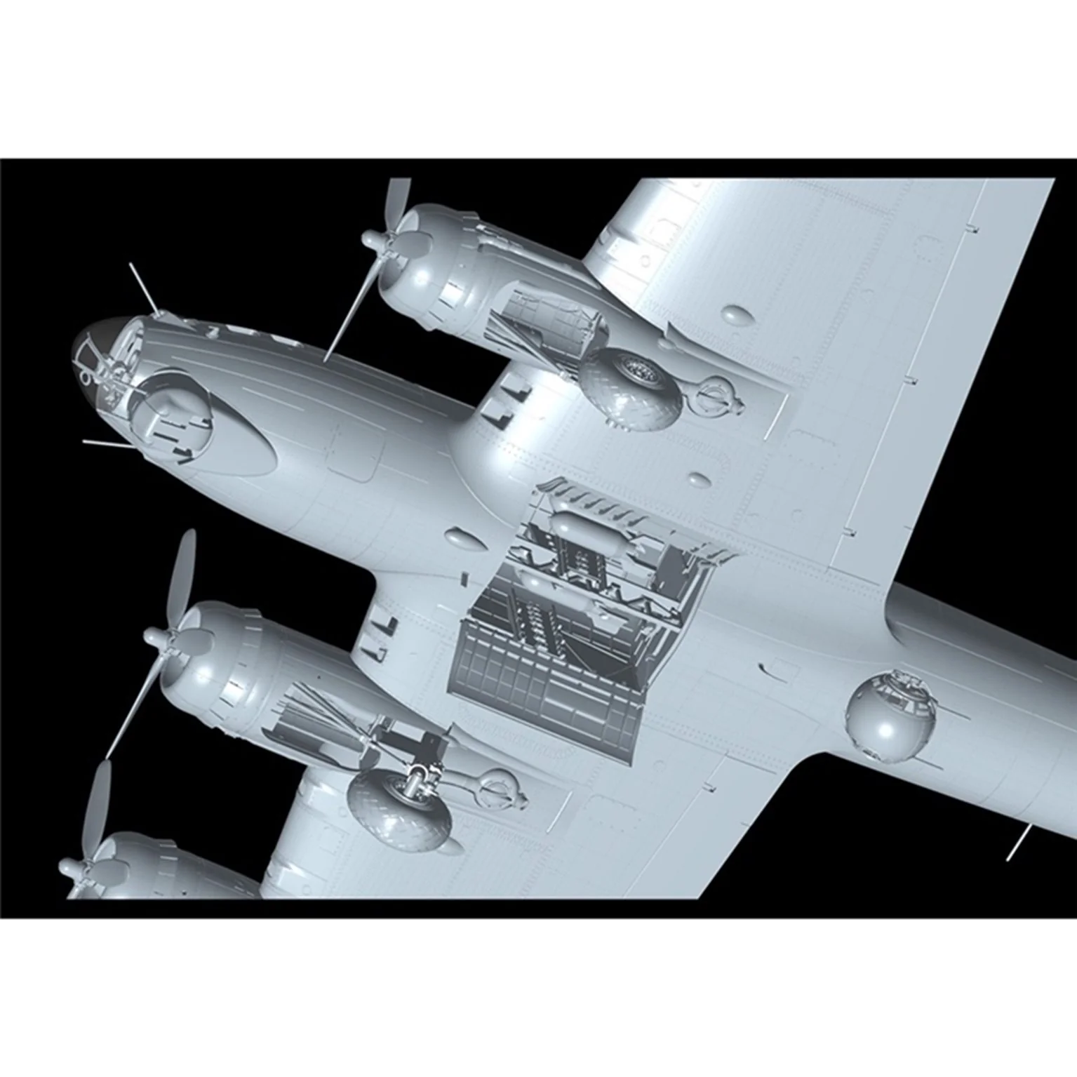 PKHK01F001 B-17G Flying Fortress Early Production Model Kit - Image 4