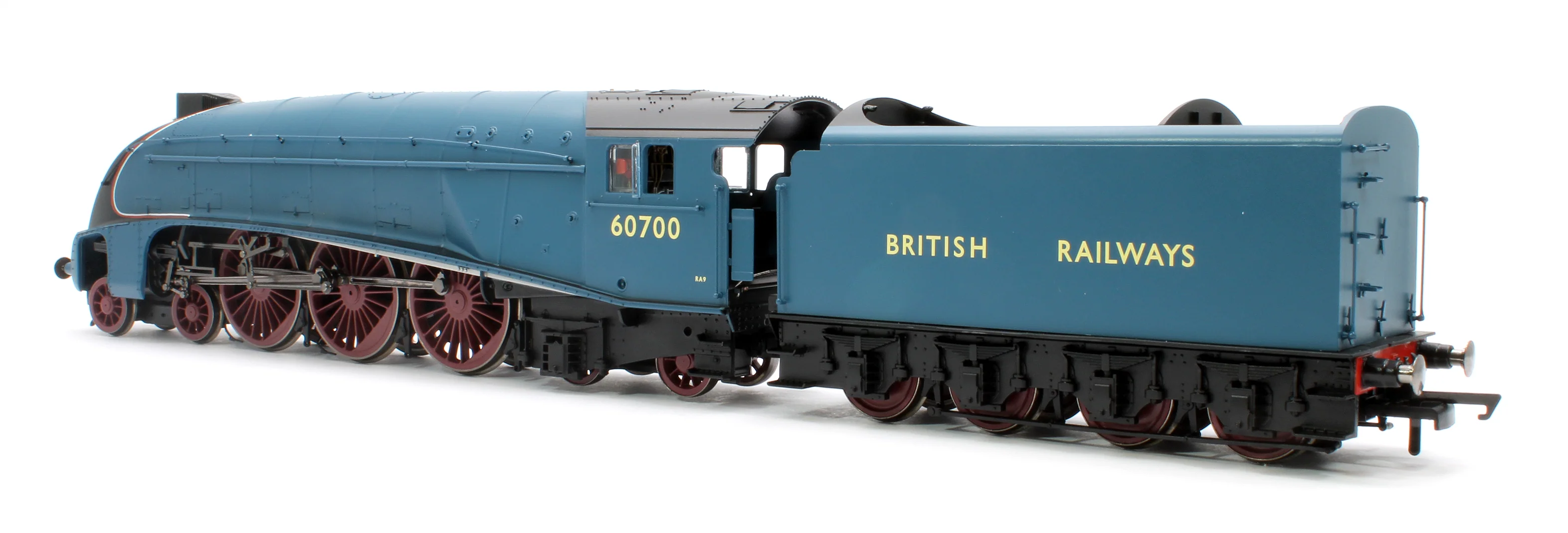 R30125 W1 Class 'Hush Hush' Streamlined 4-6-4 BR Garter Blue '60700' Steam Locomotive - Image 2