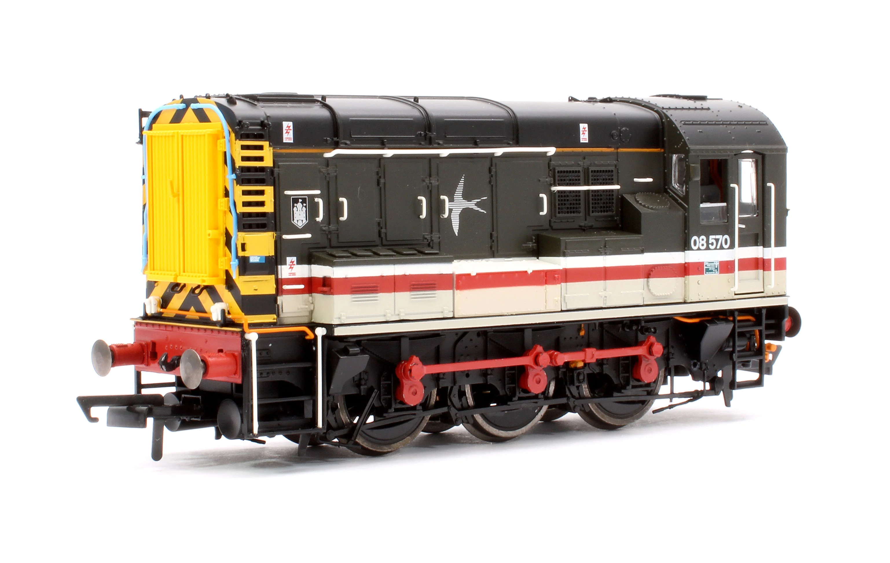 R30368 Class 08 BR Intercity Swallow 0-6-0 No. 08570 Diesel Locomotive
