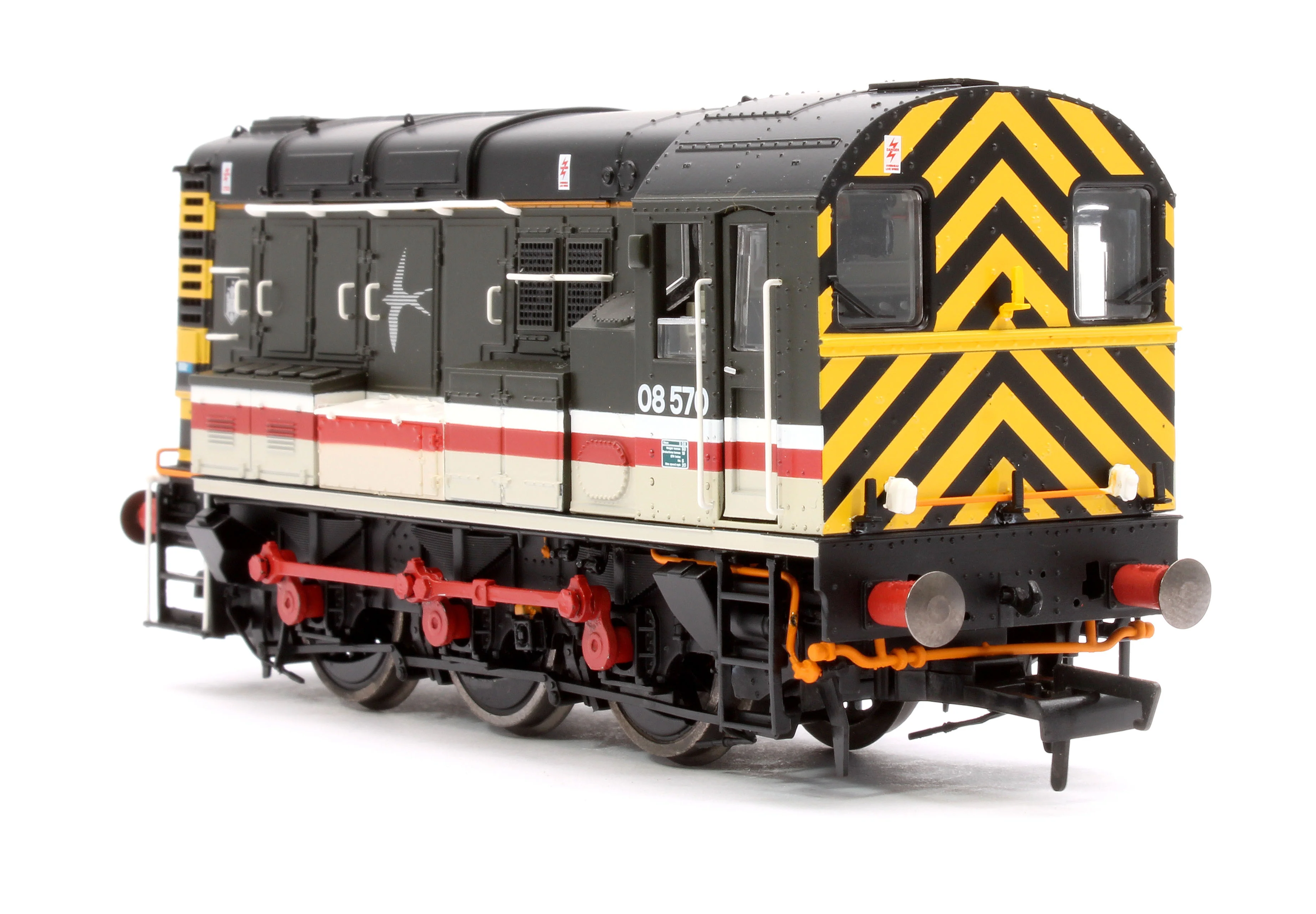 R30368 Class 08 BR Intercity Swallow 0-6-0 No. 08570 Diesel Locomotive - Image 9
