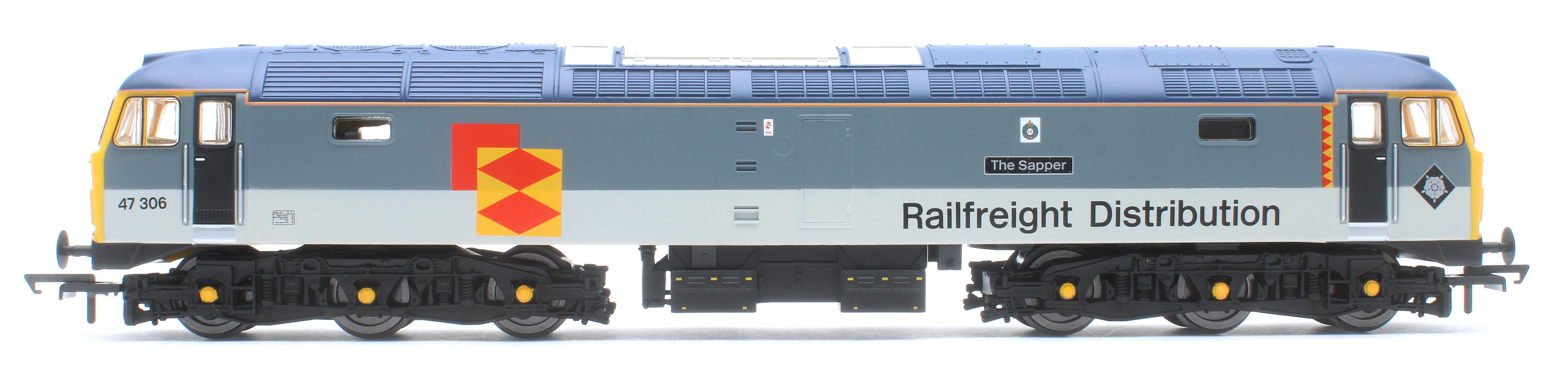 RailRoad Class 47 Railfreight Distribution 'The Sapper' 47306 Diesel Locomotive - Image 6