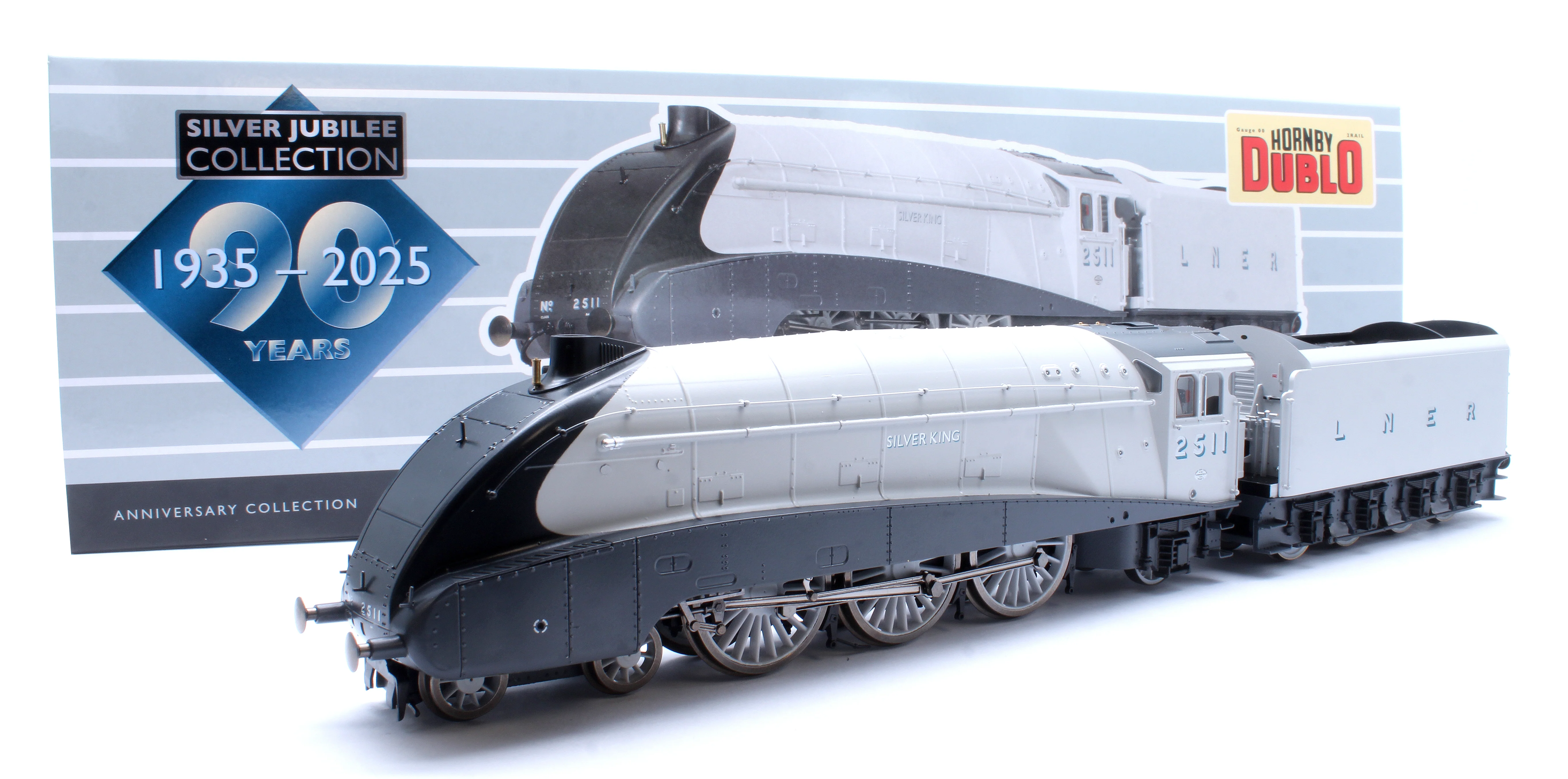 Hornby Dublo Class A4 4-6-2 LNER  No.2511 'Silver King' (90th Anniversary Collection) Steam Locomotive - Image 9