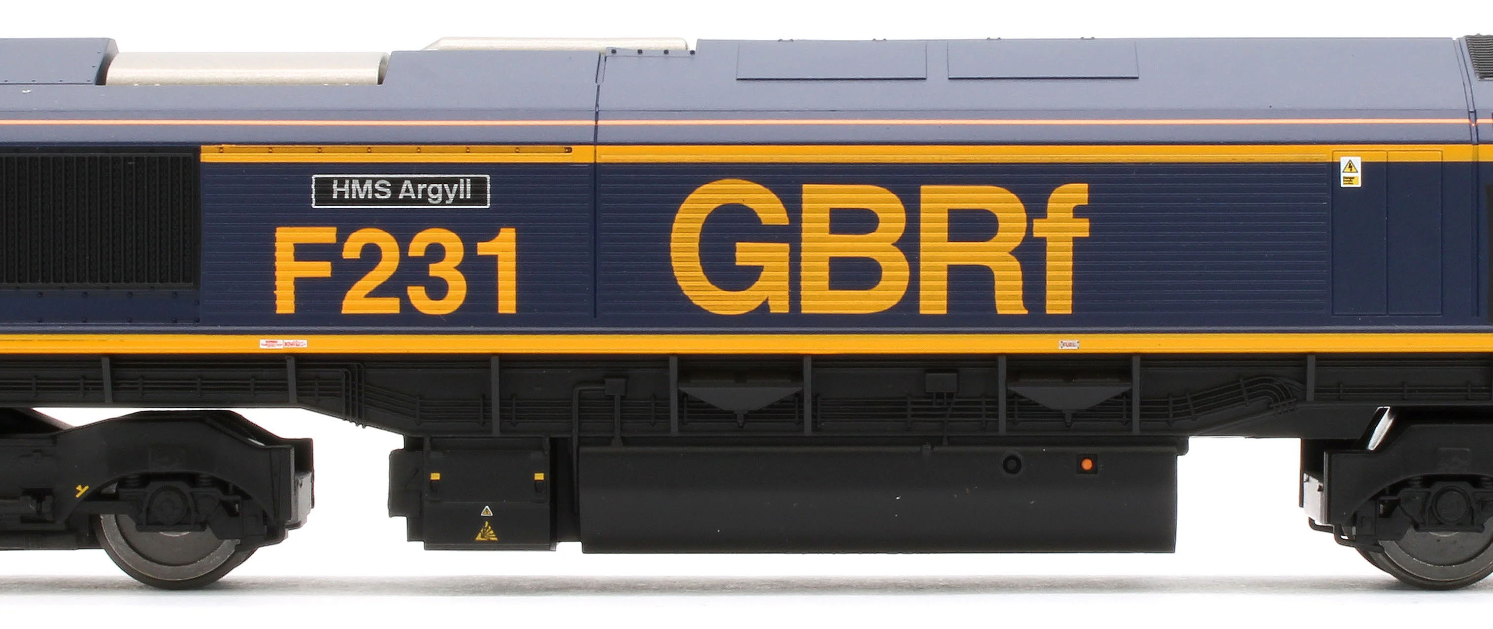 R30534 RailRoad GBRf Class 66 HMS Argyll 66775 Diesel Locomotive - Image 10