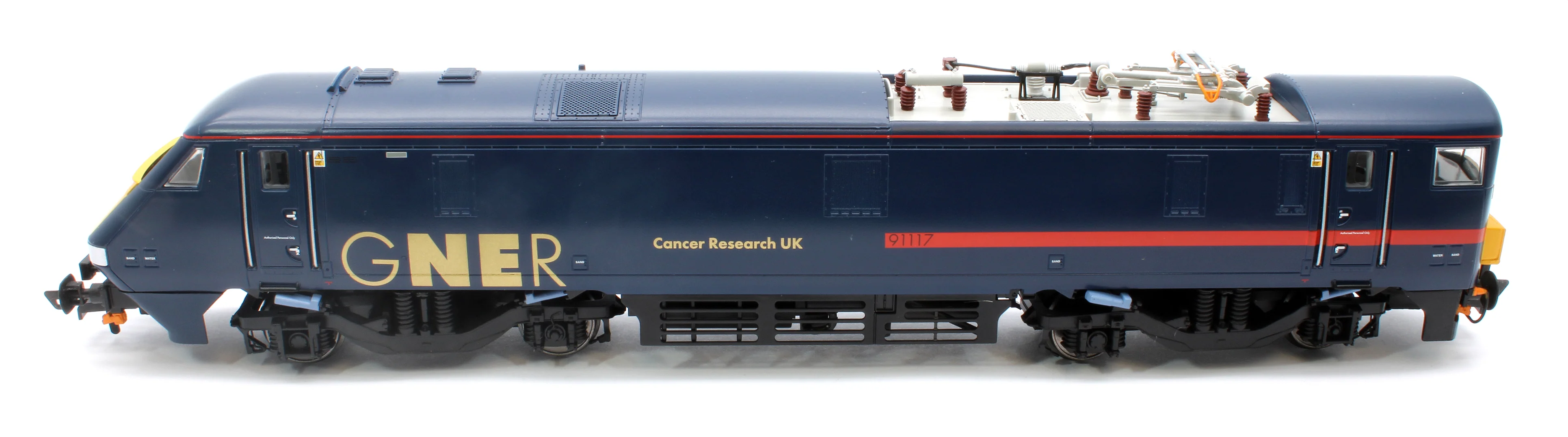 Class 91 91117 Bo-Bo "Cancer Research UK" GNER - Electric Locomotive - Image 10