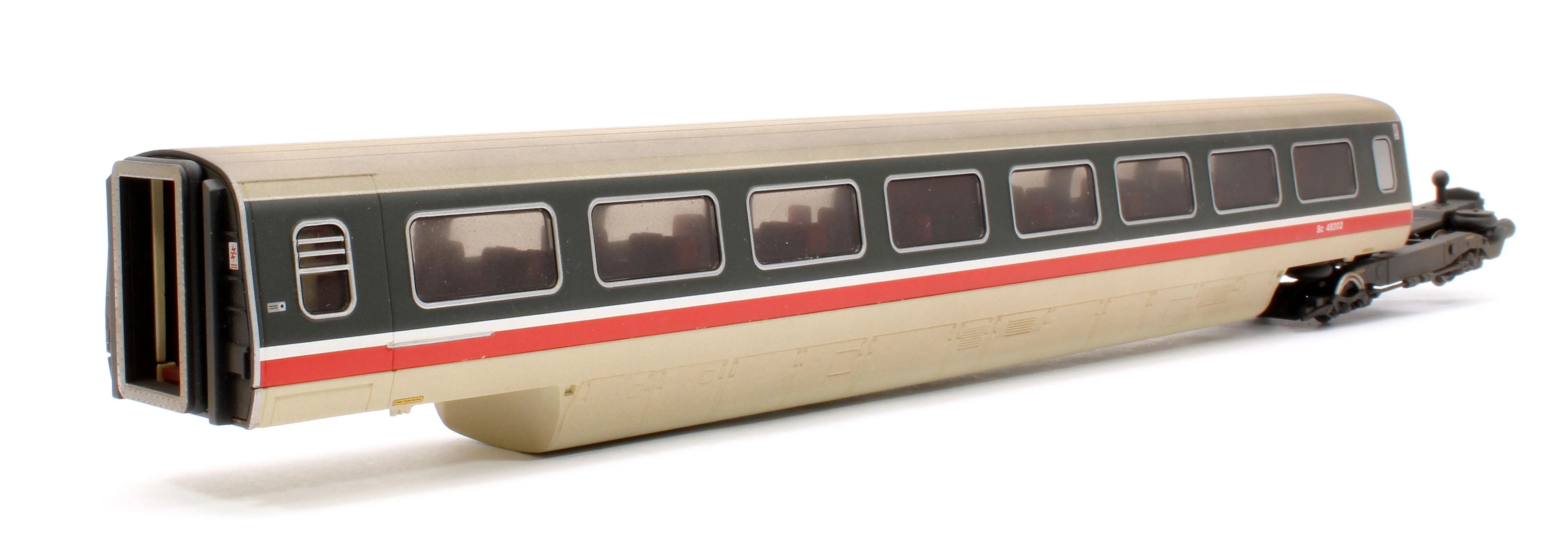 R40209 Pre-Owned Class 370 Advanced Passenger Train BR '48201 & 48202' 2 Car TS Coach Pack - Weathered - Image 4