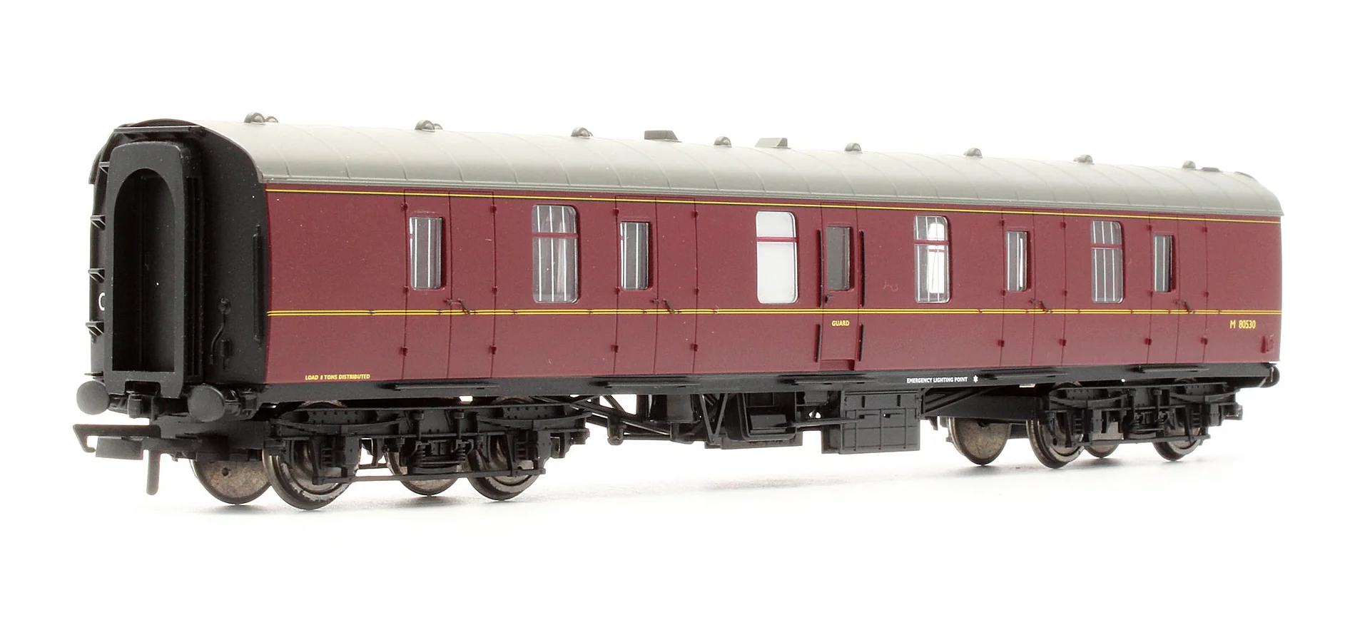 Pre-Owned BR Maroon MK1 Parcels Brake Coach 'M80530'