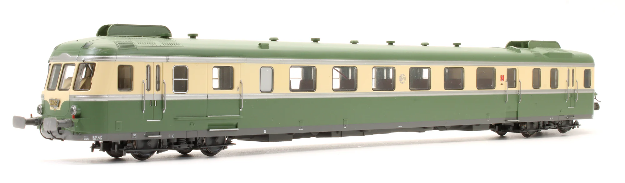 Pre-Owned SNCF RGP II X2719 Diesel Railcar & XRAB Trailer - DCC Sound - Image 2
