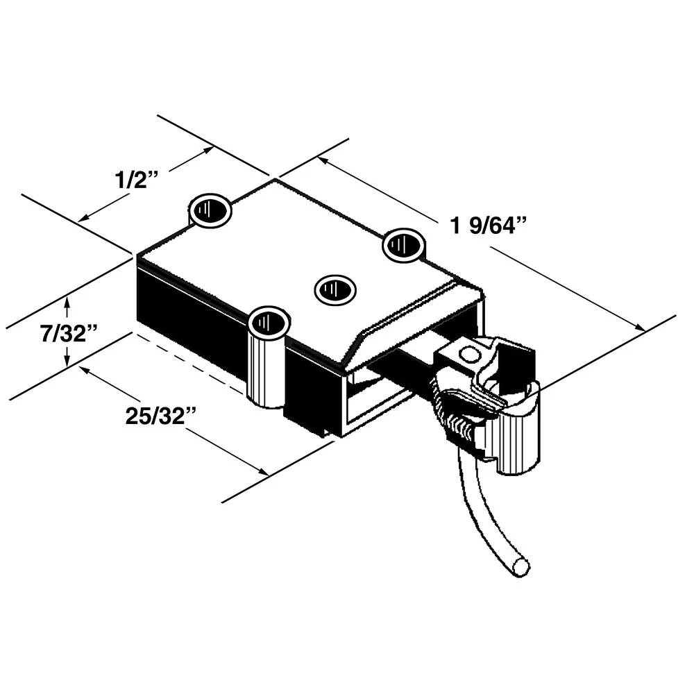 KDE804 Standard Medium Centreset Shank Plastic Coupler (1pr) - Image 2
