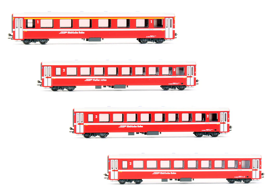 RhB EW1 Red 4 Coach Set (4)
