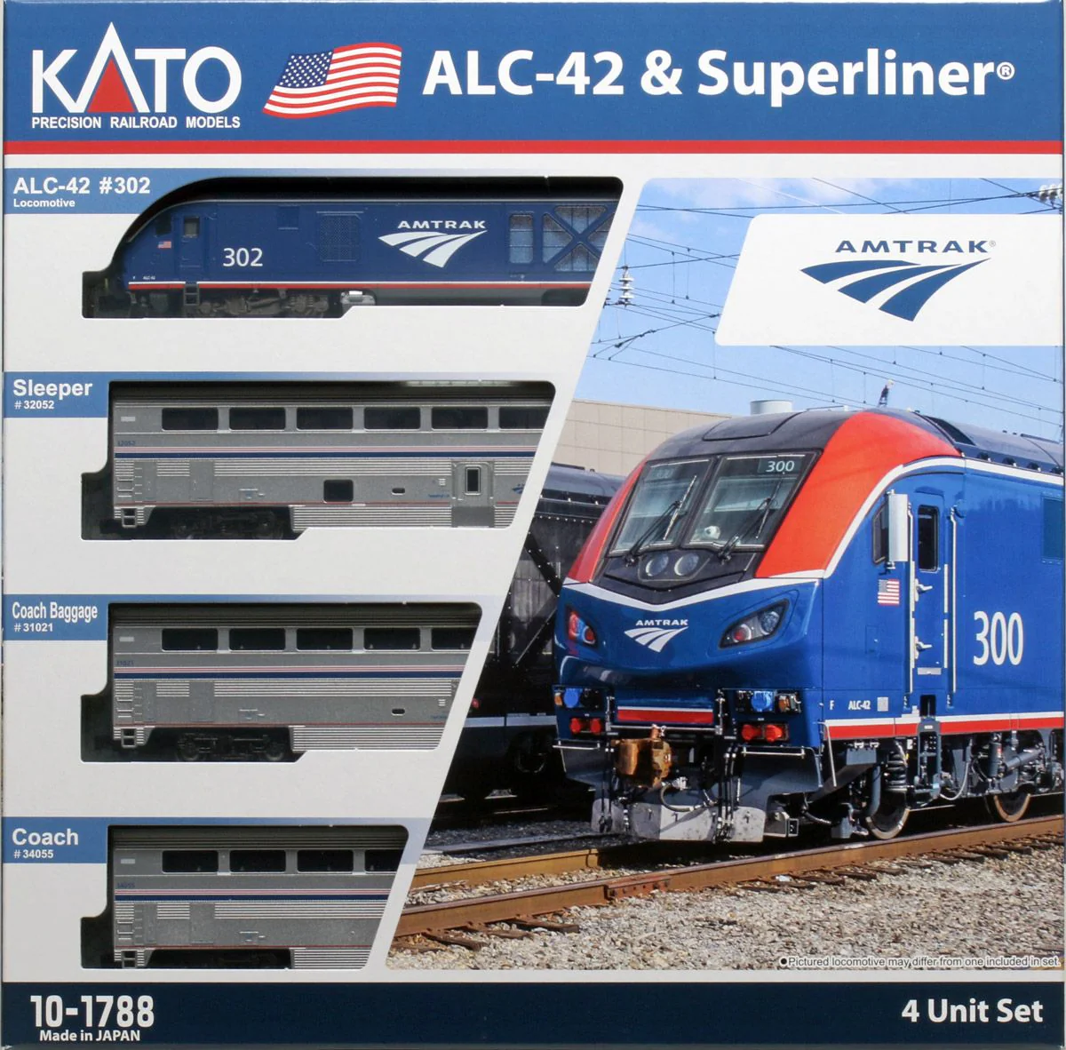 ALC-42 Charger Amtrak Superliner Train Pack - DCC-Fitted