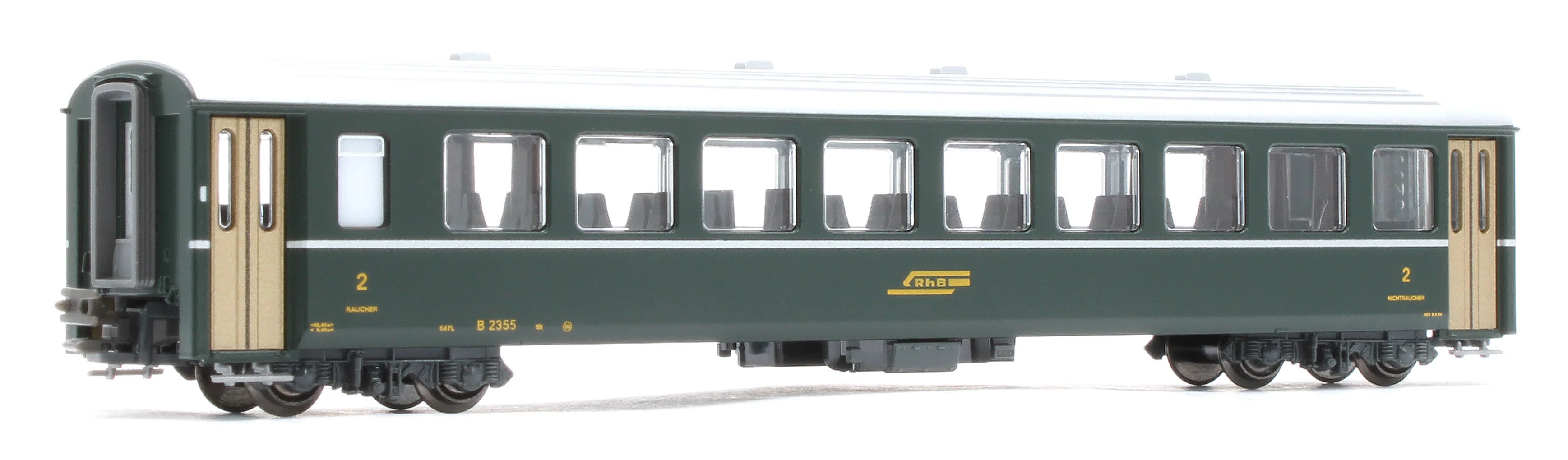 10-1987 RhB Ge6/6 I 415 Crocodile Electric Passenger Train Pack IV - Image 12