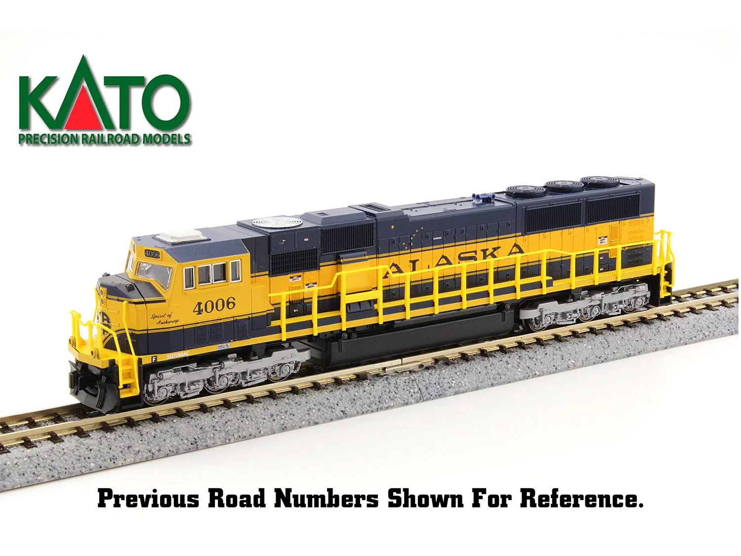 176-6410-DCC EMD SD70MAC Alaska Railroad 4003 - DCC-Fitted