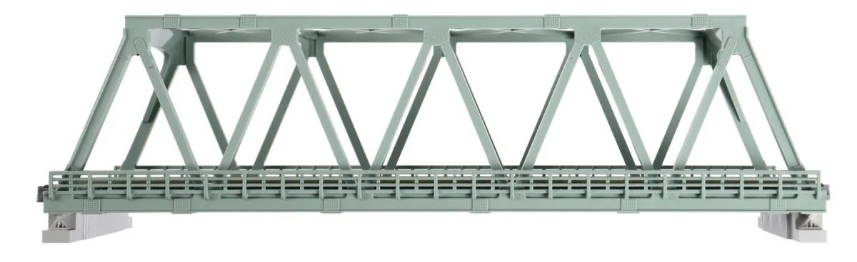 Unitrack (WS248T) Dual Straight Truss Girder Bridge Green - Image 2