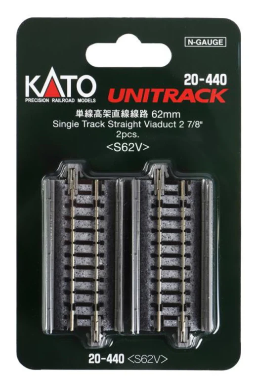 20-440 Kato 20-440 Single Straight Viaduct Track 62mm (2) - Image 4