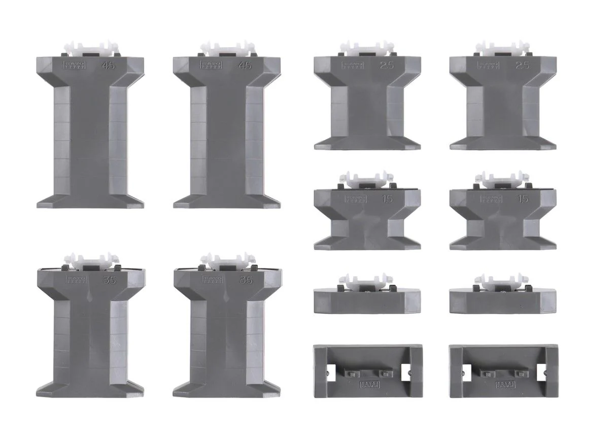 Unitrack Single Track Gradual Incline Pier Set